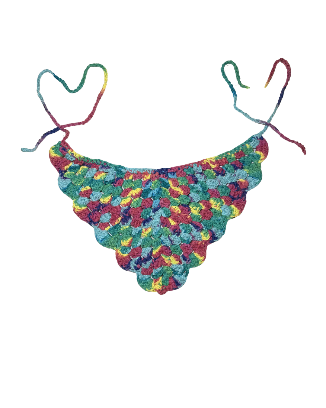 Rainbow Granny Bandana