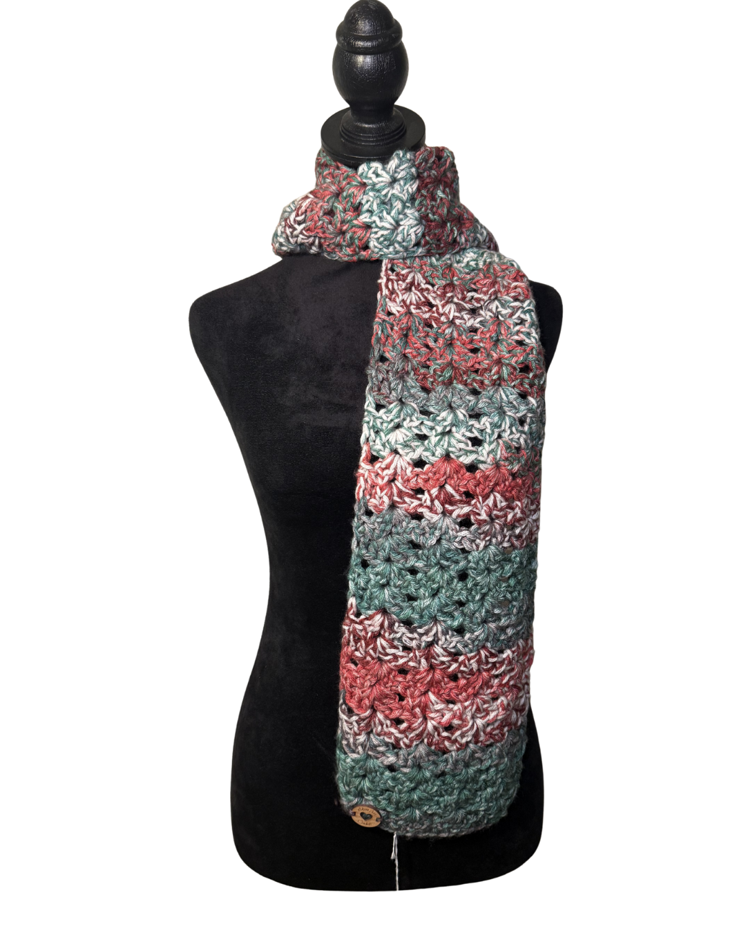 Mistletoe V-Stitch Scarf