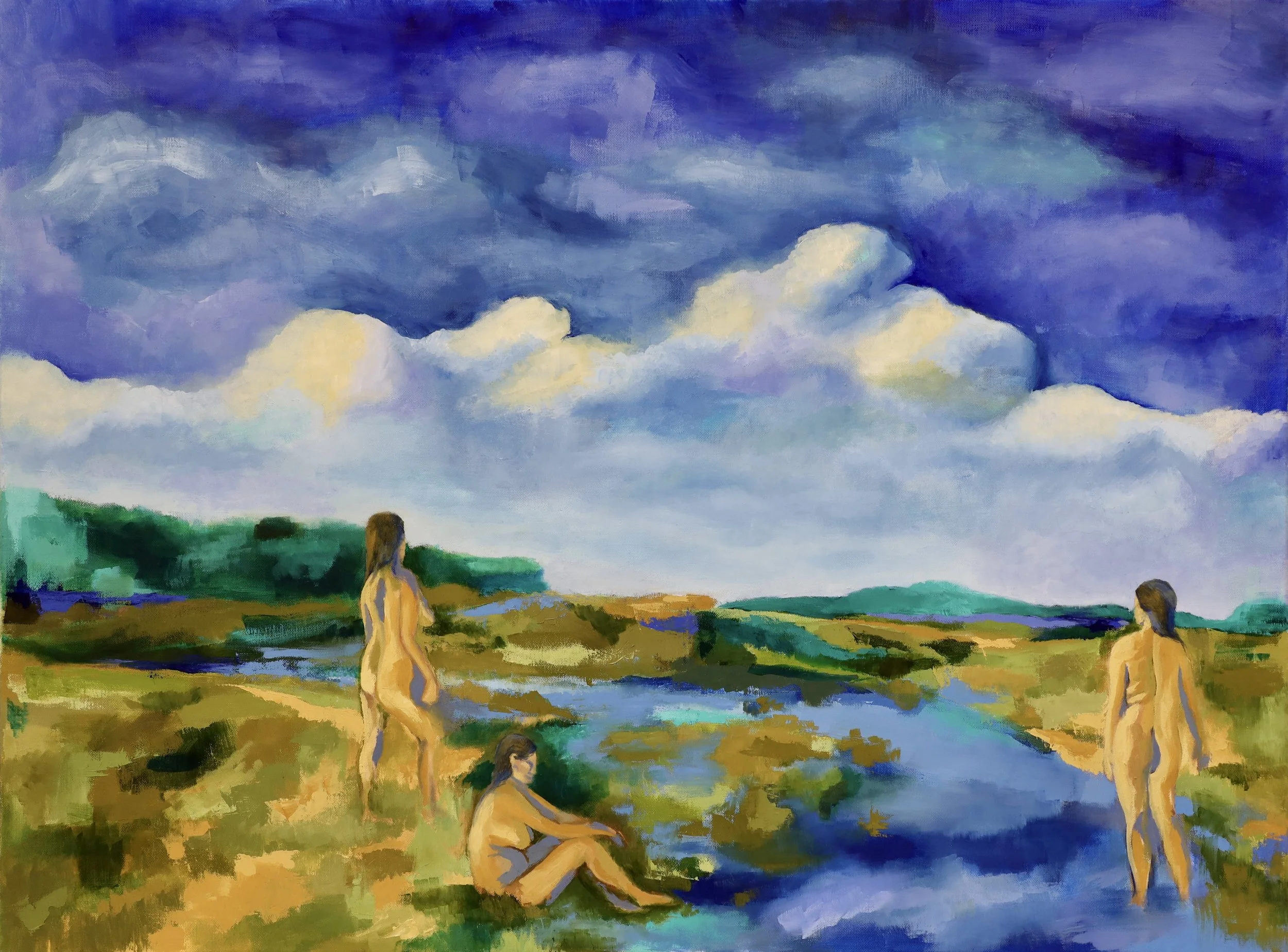 The Marshlands (2024)
30" x 40"
Oil on Canvas
