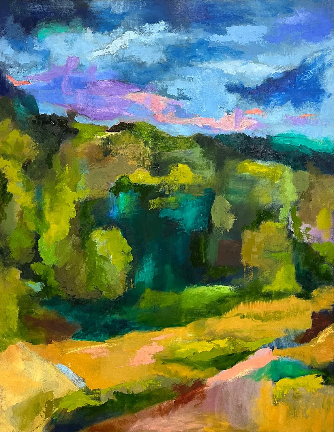 Vibrant Memories (2023)
46" x 36"
Oil on Canvas