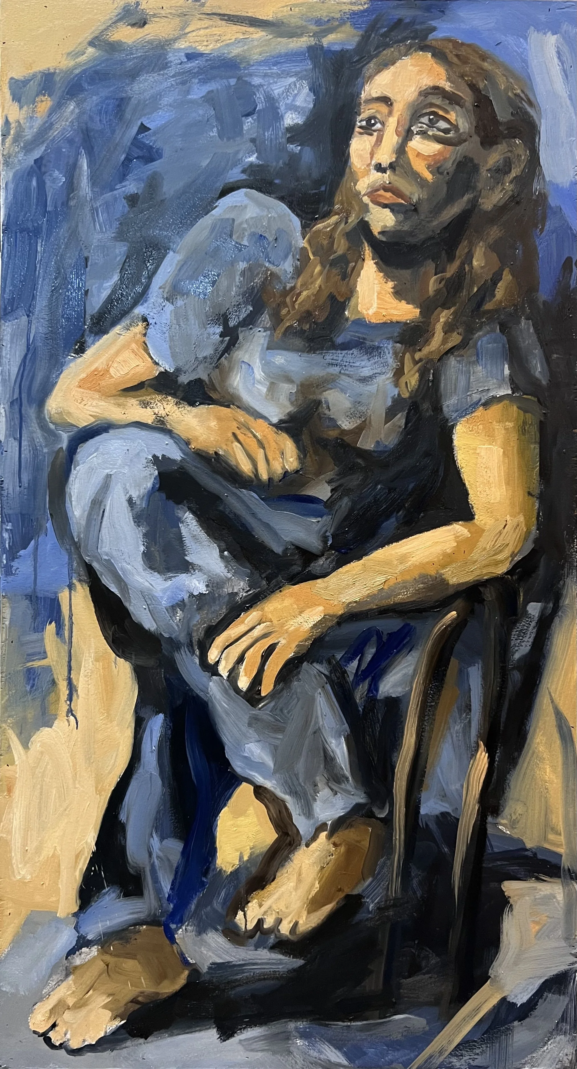 Rachel
44" x 24"
Oil on Plywood