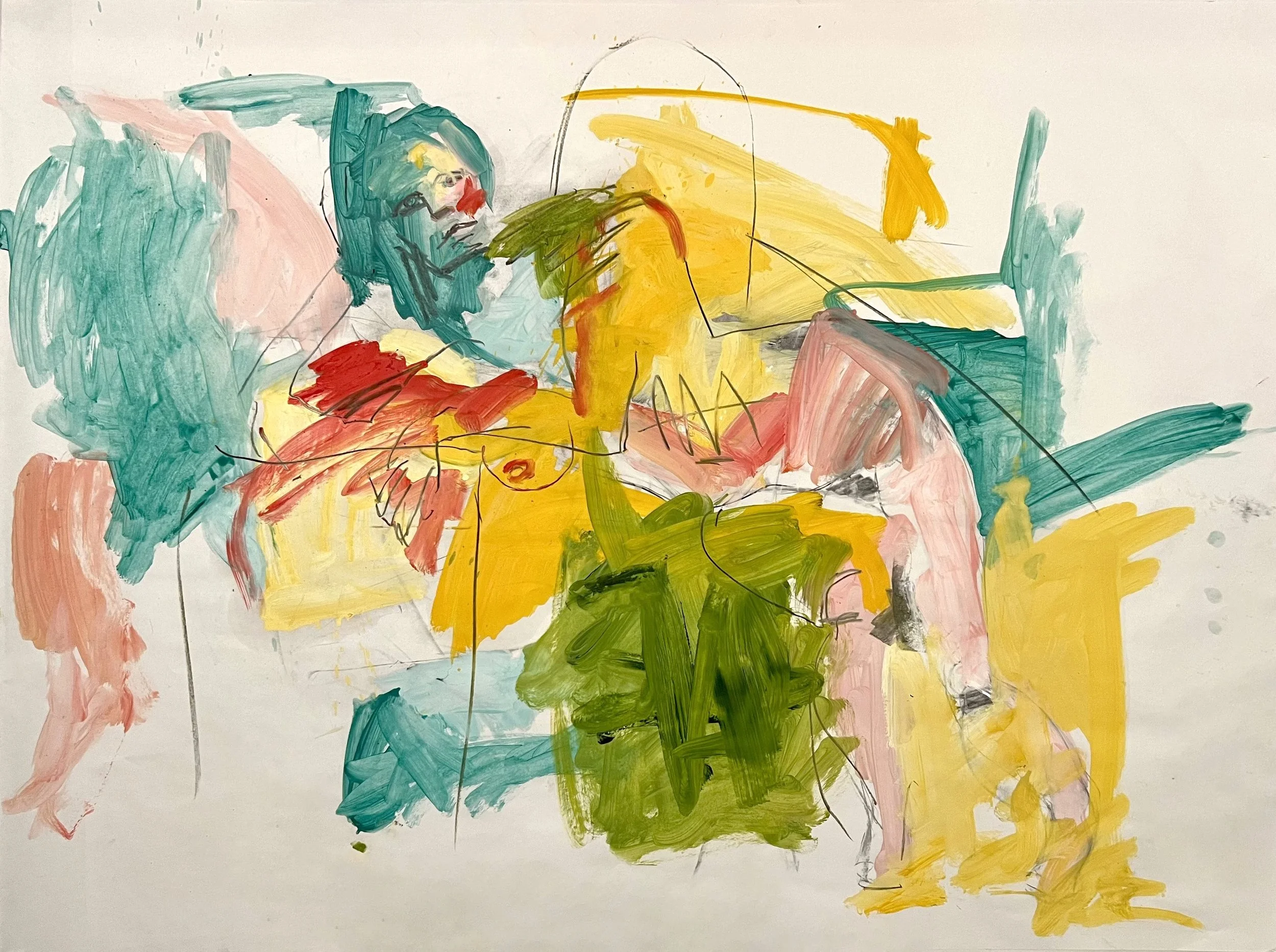 Untitled
36" x 48"
Oil, Charcoal on Paper