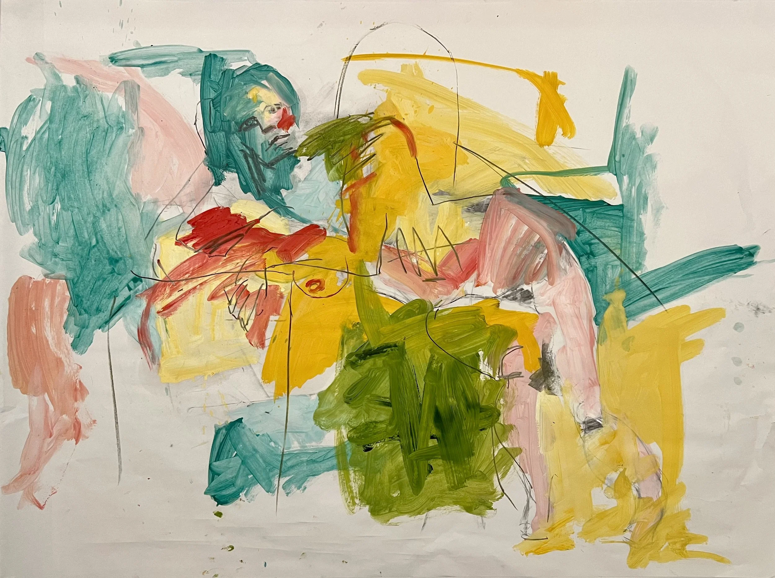 Untitled
36" x 48"
Oil, Charcoal on Paper