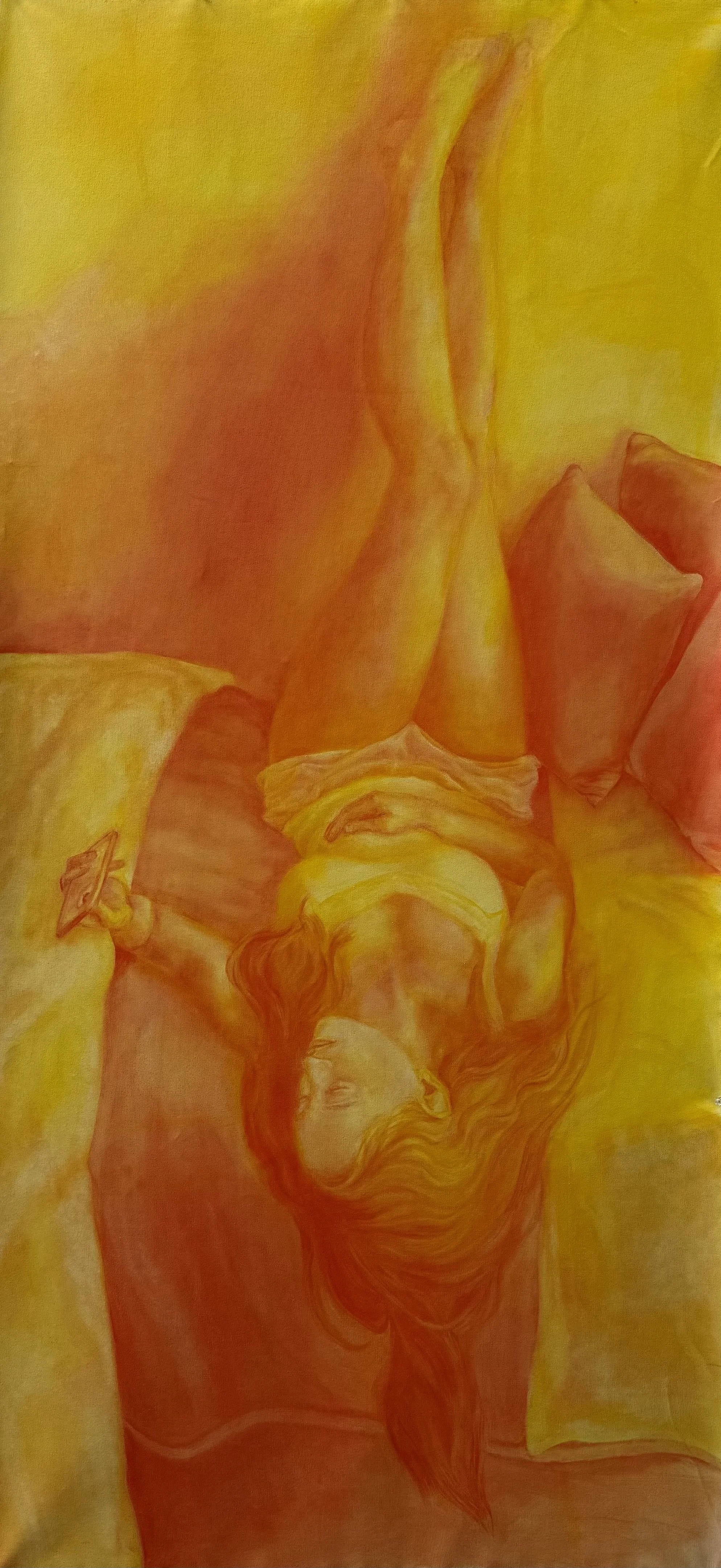 Algorithm (2025)
65"x31" 
Oil on Canvas