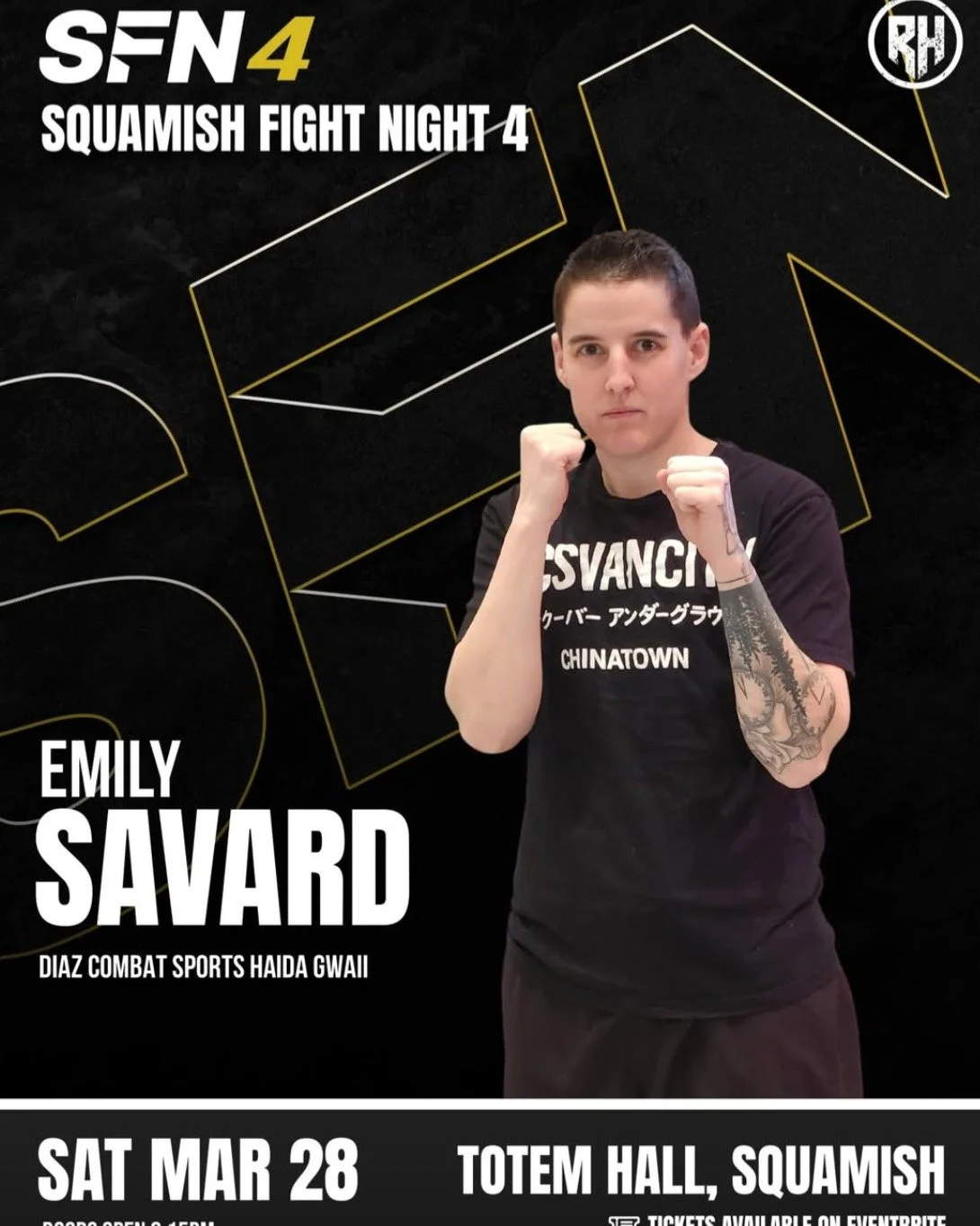 Our girl Emilie is stepping into the ring in Squamish on March 28th and we could not be more proud 💥

She&rsquo;s been putting in the WORK &mdash; early mornings, sore shins, endless rounds &mdash; and now it&rsquo;s fight time. This is heart, disci