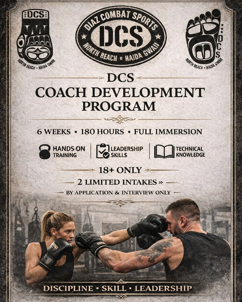 Ready to take the next step in your martial arts journey?

 **DCS Coach Development Program** 

This **6-week full immersion** is designed for dedicated individuals who want to grow beyond training &mdash; and develop the skills to lead, coach, and i