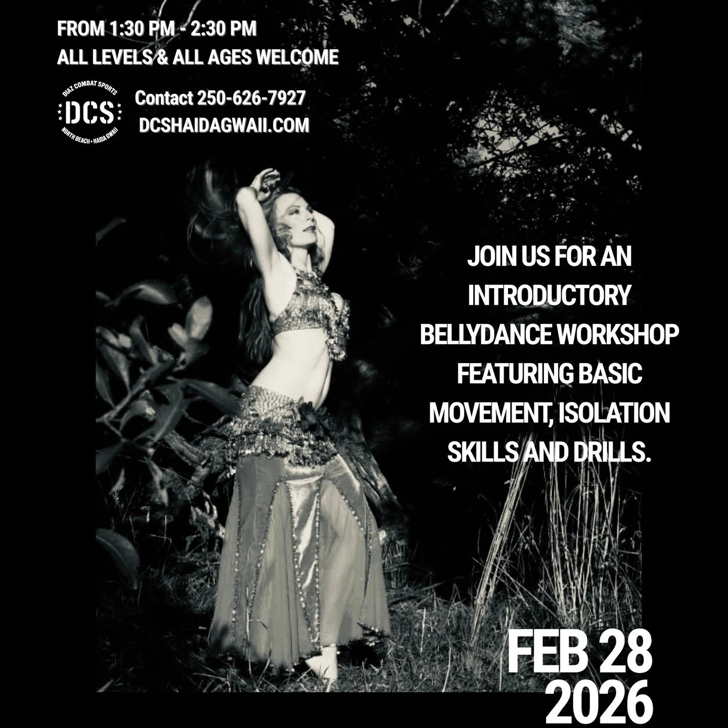 ✨ Introductory Bellydance Workshop ✨

Join us for an Introductory Bellydance workshop featuring basic movement, isolation skills, and drills in a fun and welcoming environment!

Discover the beauty of bellydance while improving coordination, mobility