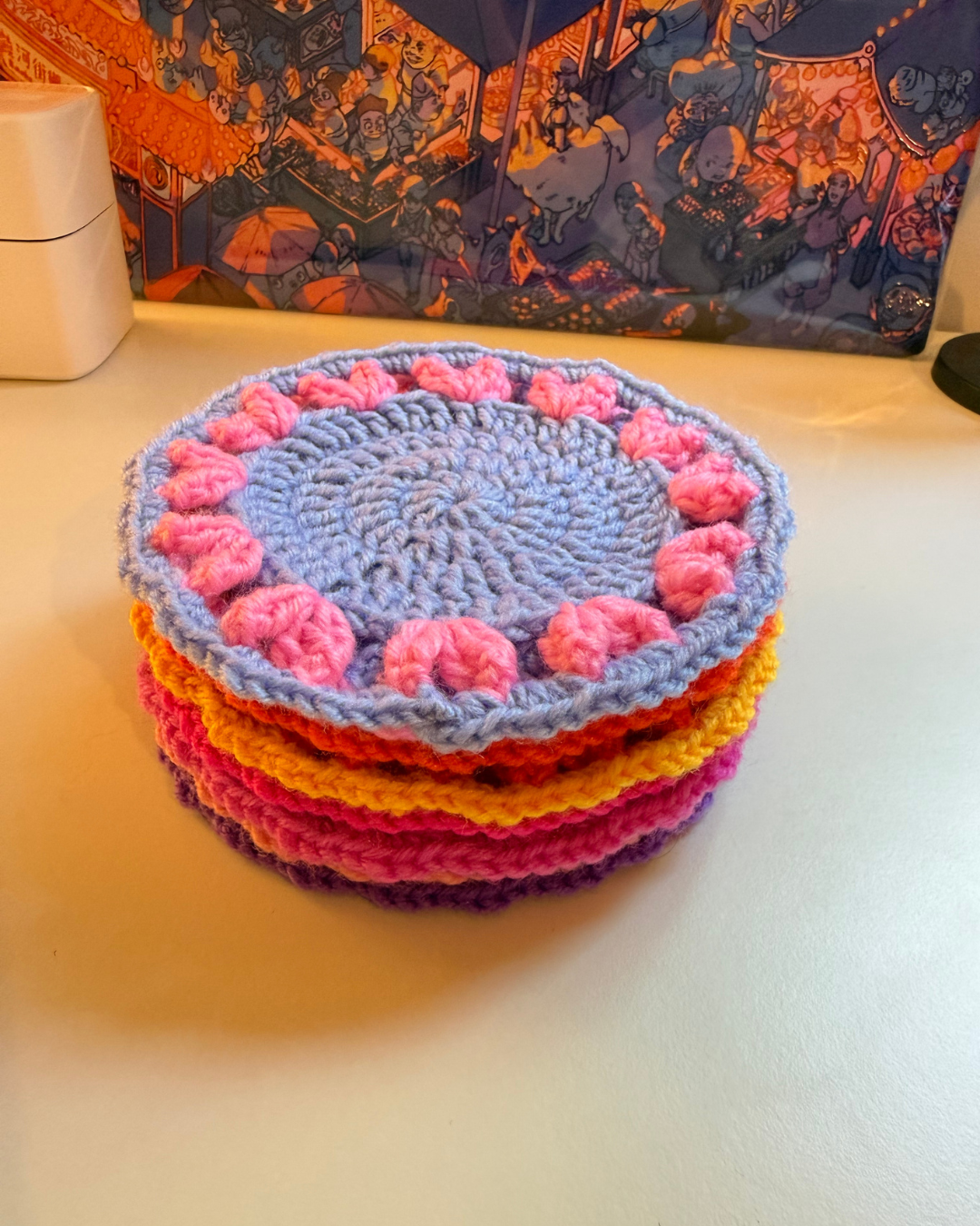 Lucky Mini-Heart Coaster