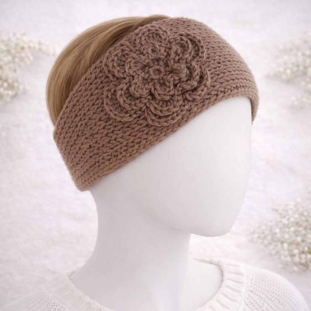 Crochet Flower band