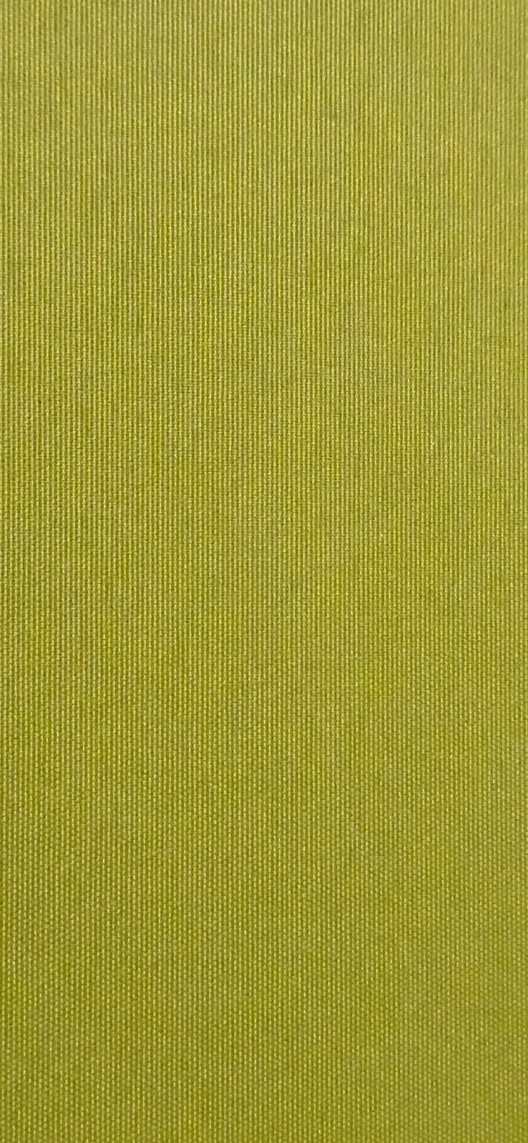 Close-up of a yellow-green woven fabric with fine texture.
