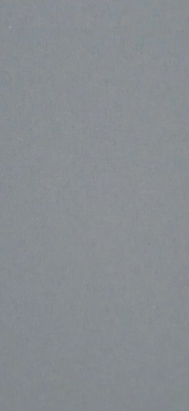 A mostly plain, light gray surface with no distinct objects or features.