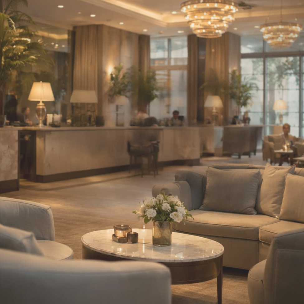 Hotel Collection - Zone 1 Arrival - Lobby - Front Desk