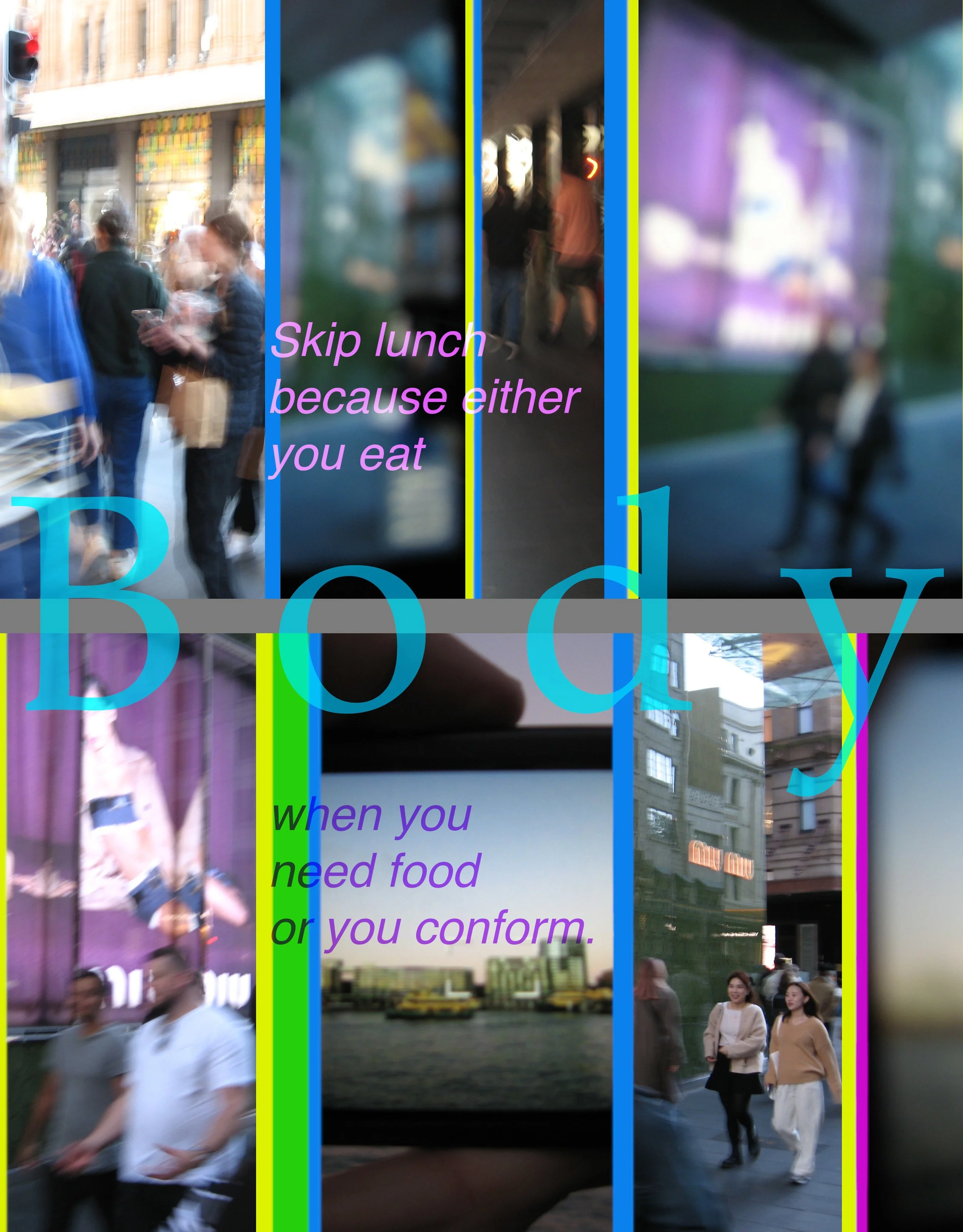 Blue and Yellow Stripes