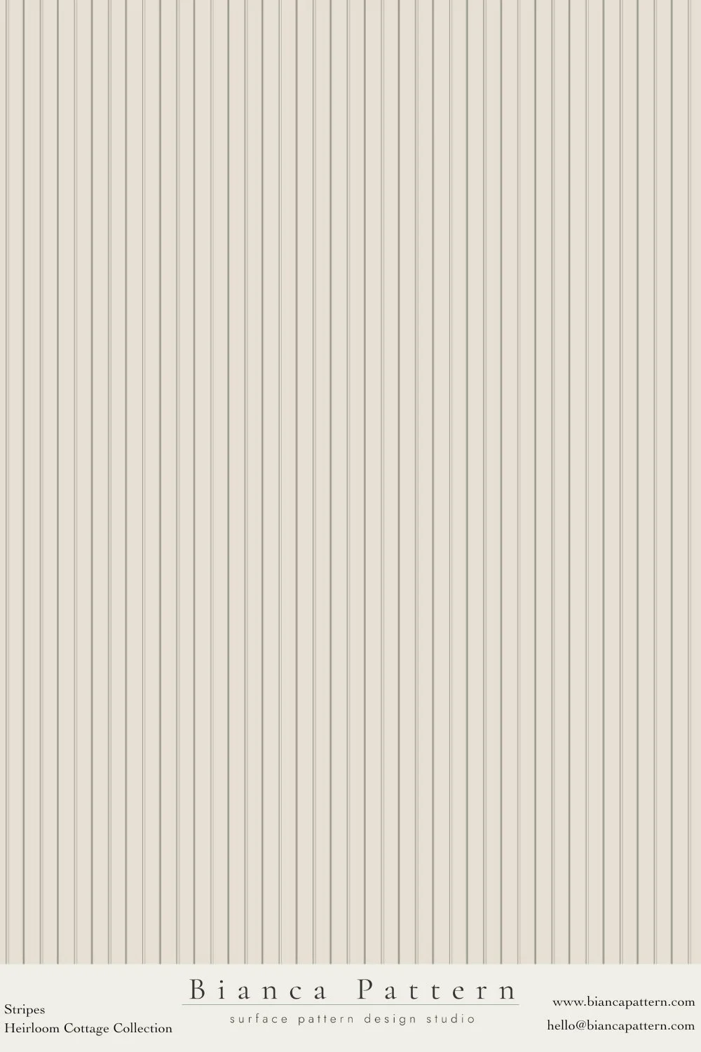 Beige vertical striped pattern wallpaper from Bianca Pattern collection.