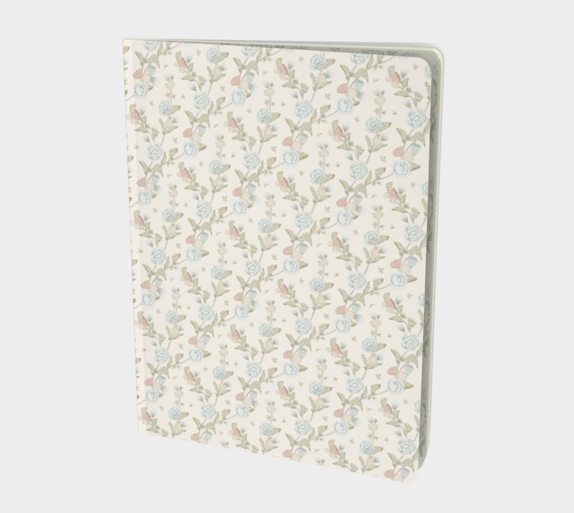 Soft Botanica cream notebook