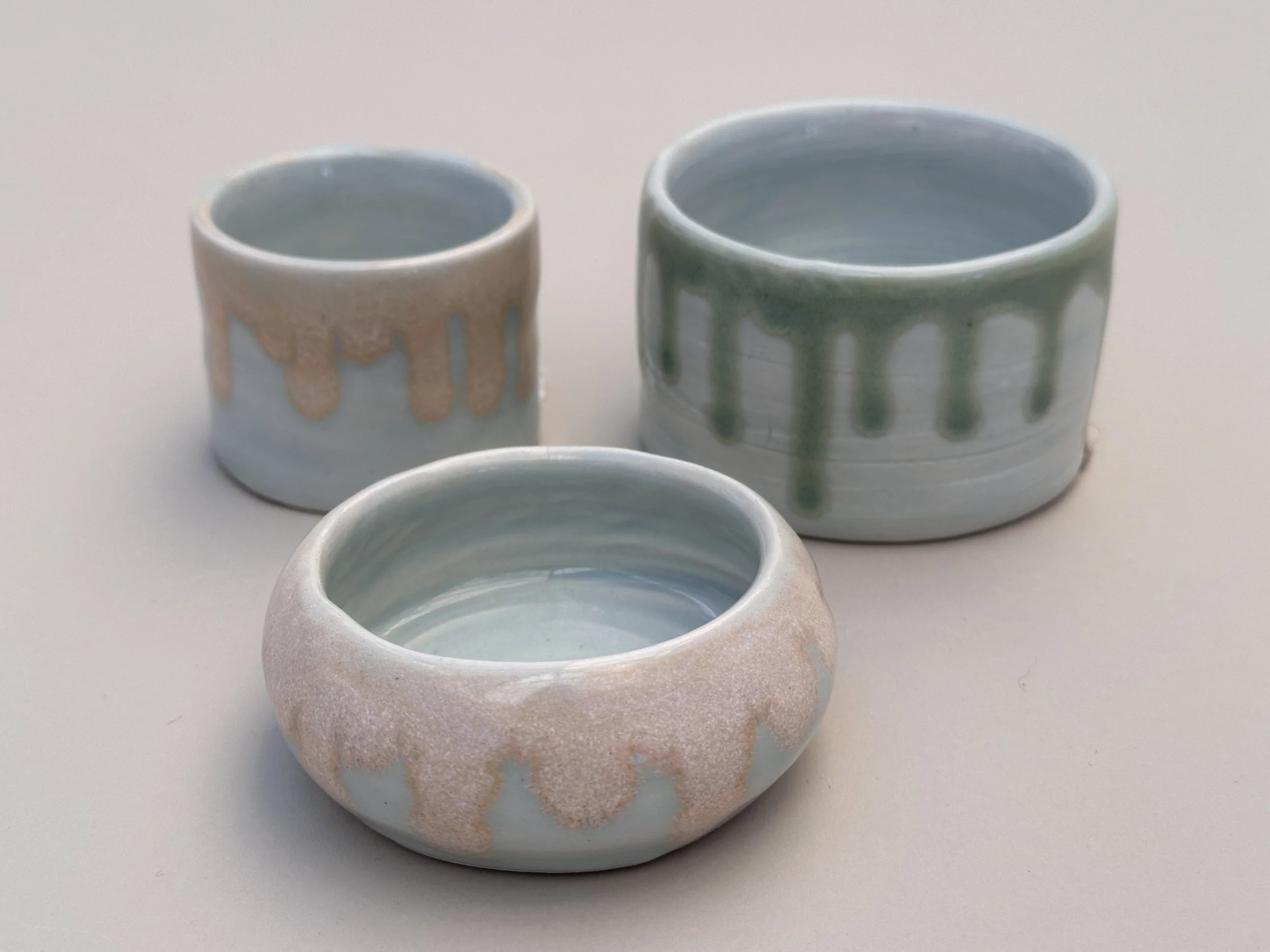 Ceramic Set made by Studio Art II Students