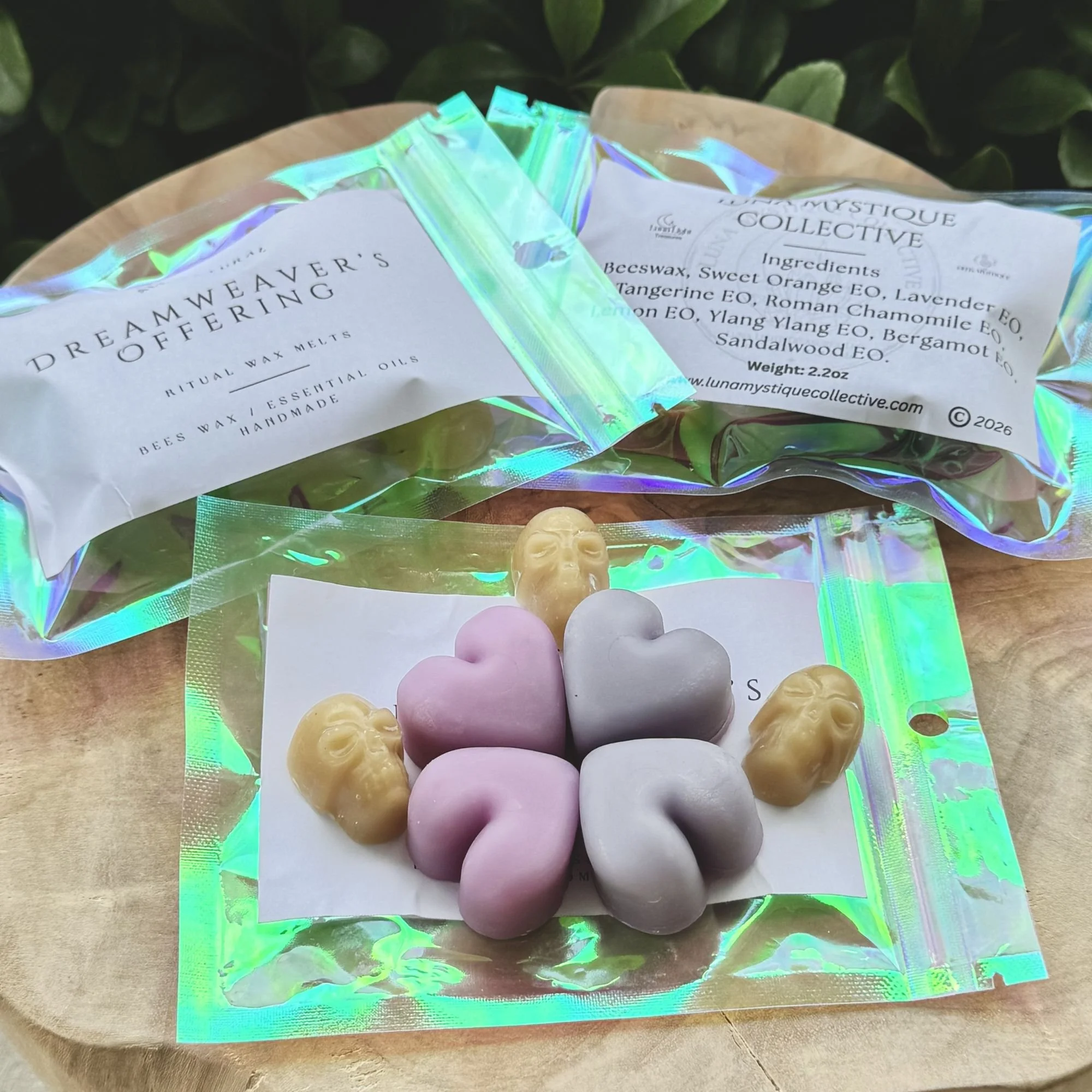 Dreamweaver’s Offering Beeswax Ritual Wax Melts with Essential Oils