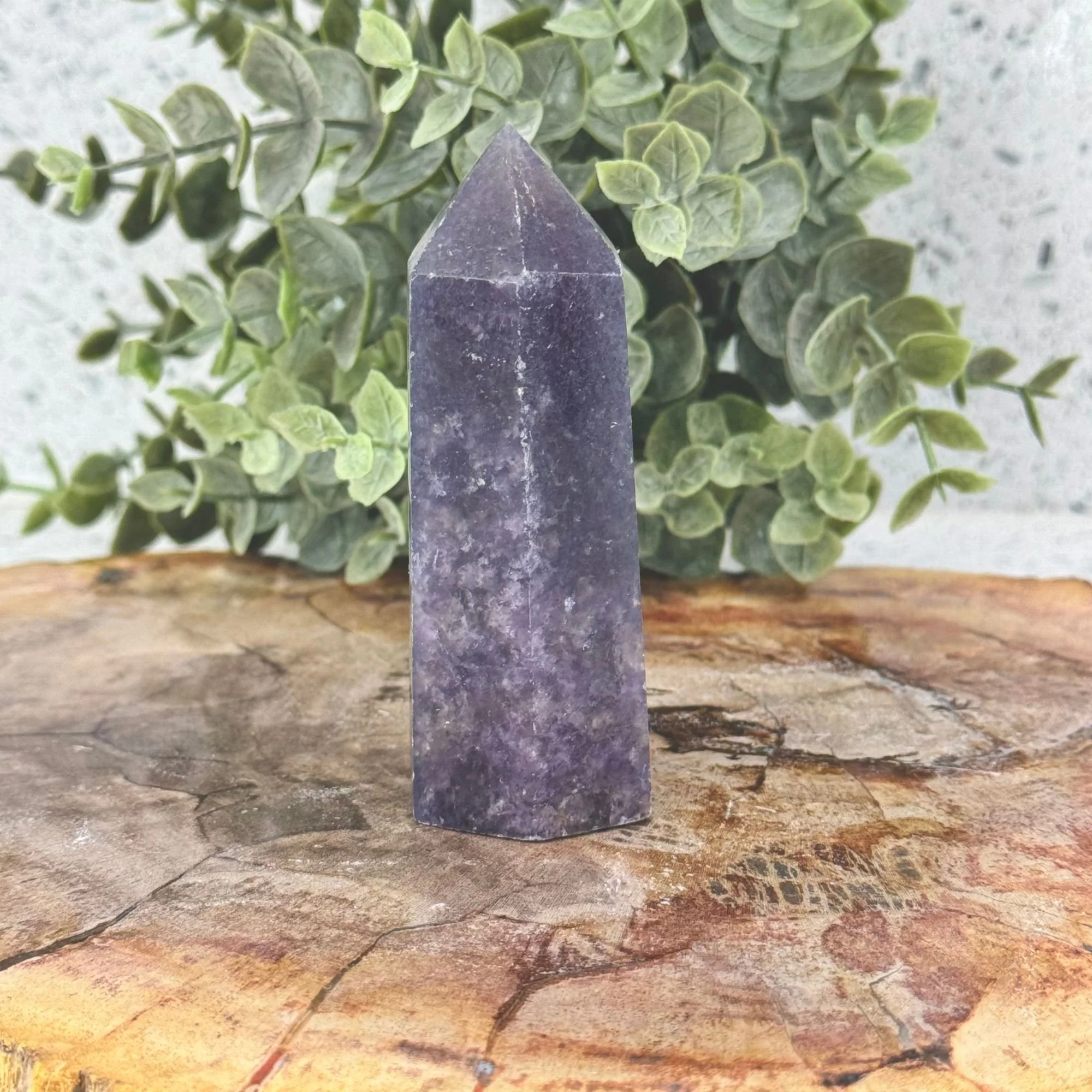 Iolite Generator Tower – One-of-a-Kind Crystal Point for Intuition, Insight & Spiritual Clarity