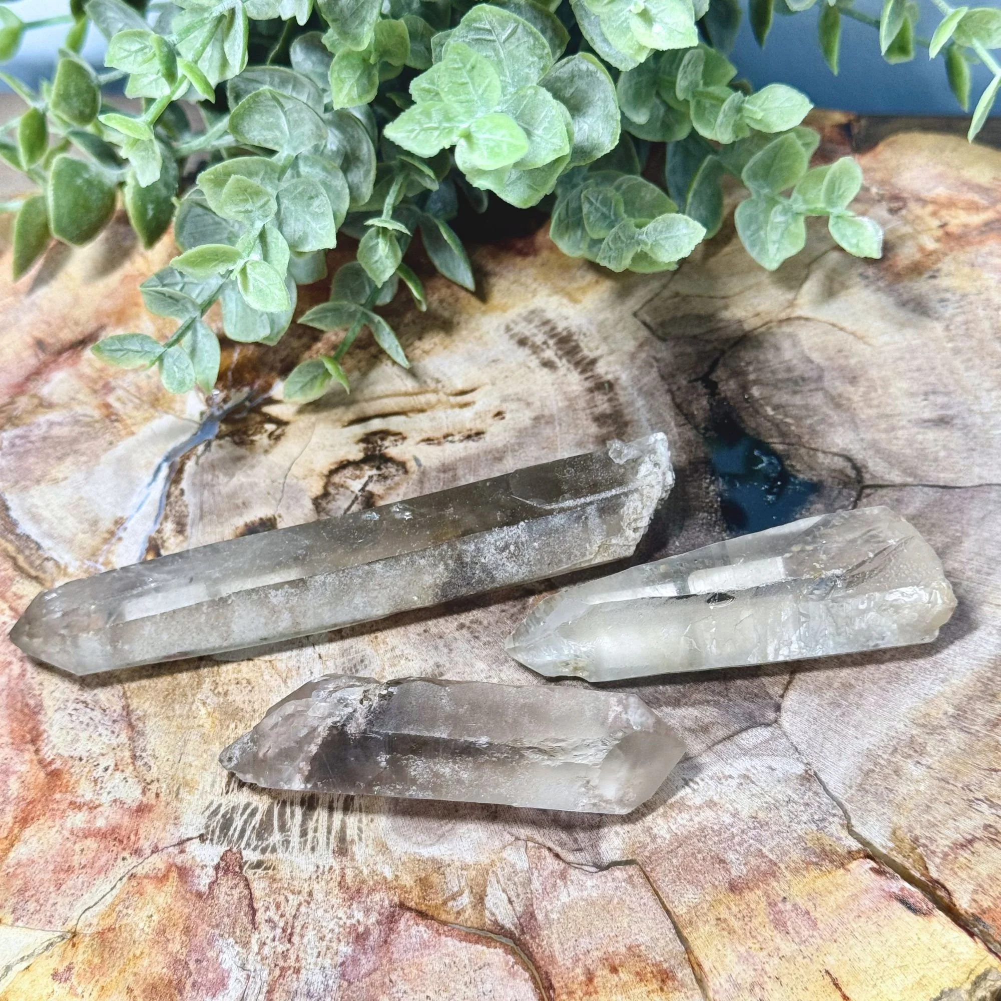 Natural Smoky Quartz Points | Protection, Grounding & Energy Cleansing