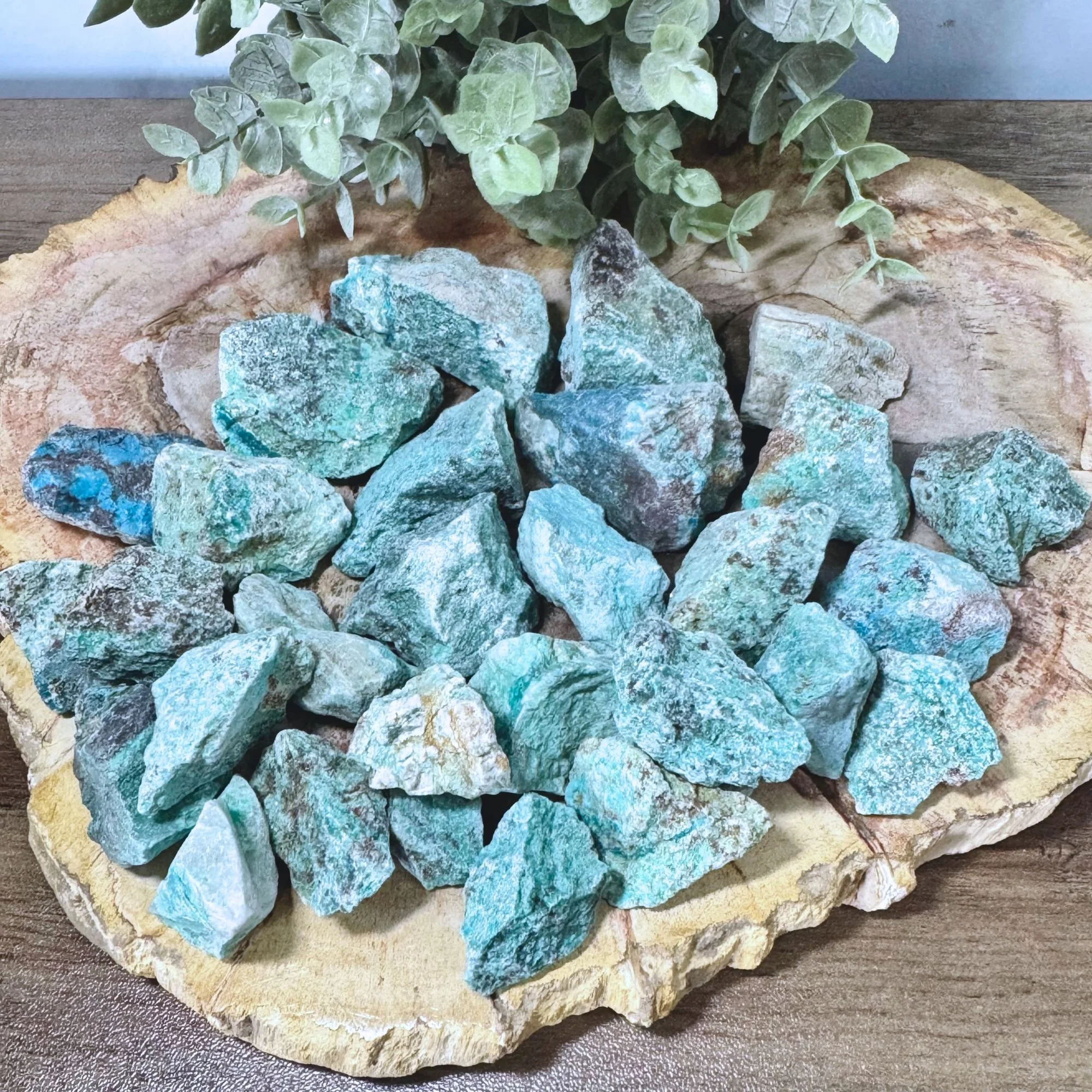 Natural Rough Chrysocolla | Raw Crystal