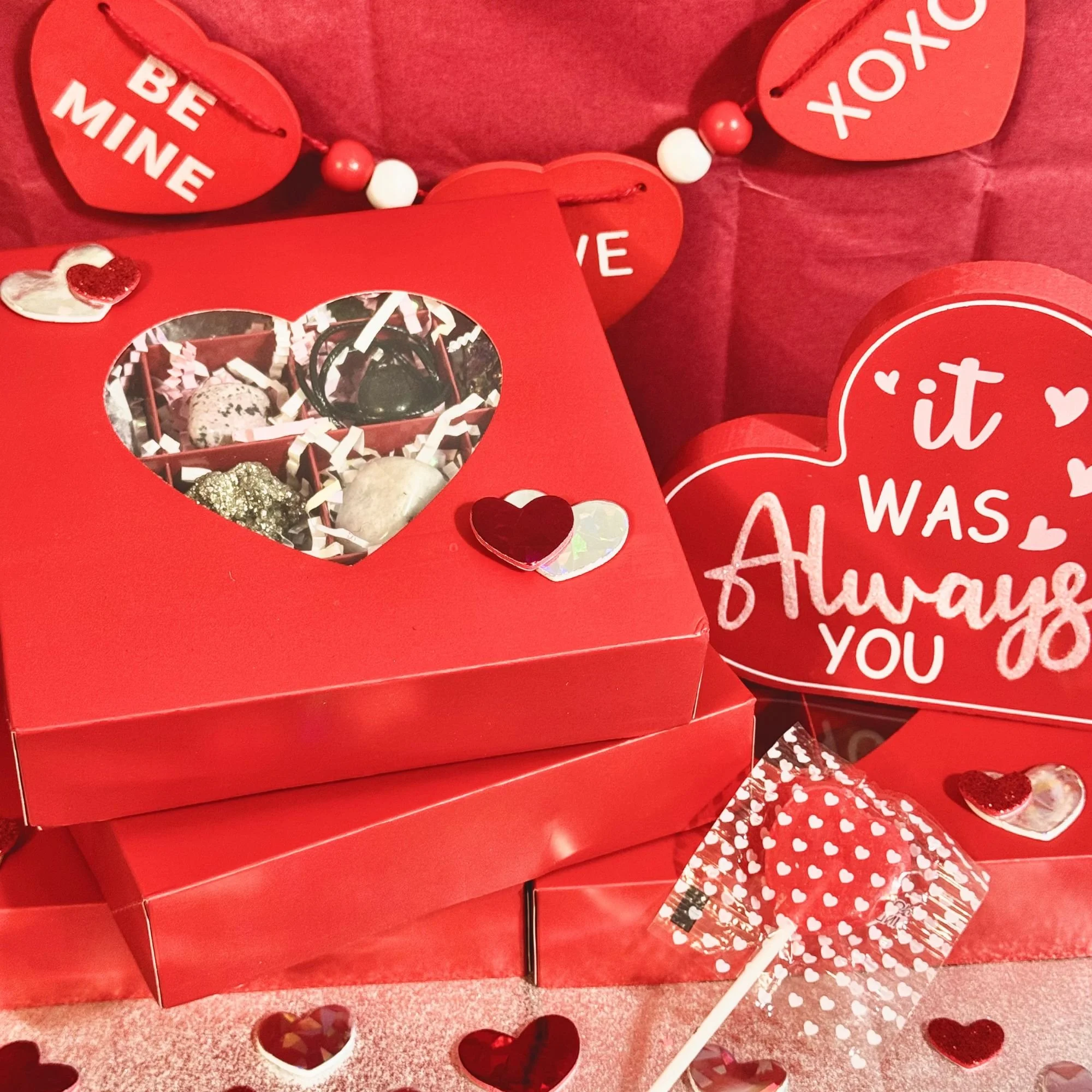 Mystic Heart Boxes – Valentine’s Day Crystal, Gemstone & Jewelry Mystery Box