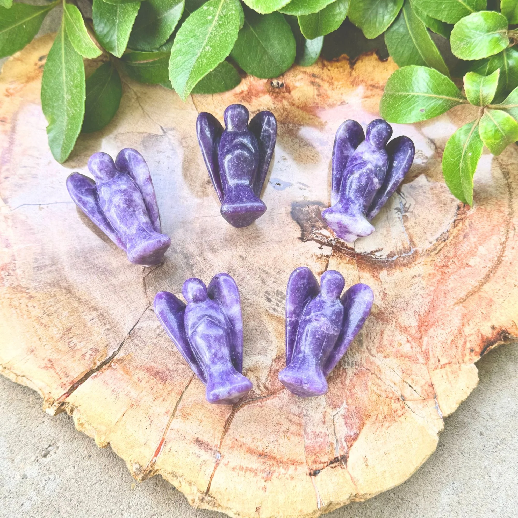 Lepidolite Guardian Angel – Protection, Calm & Divine Support