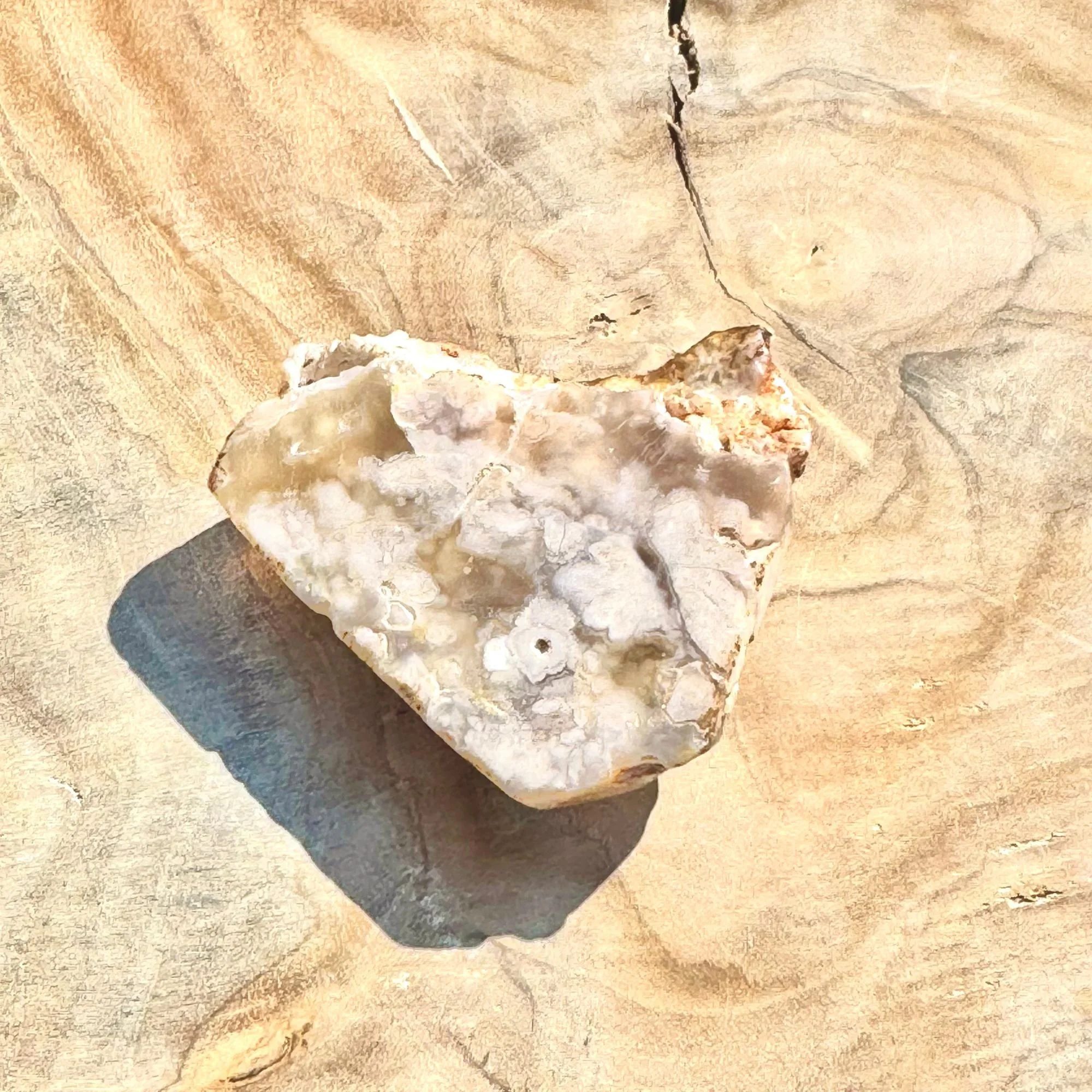 Flower Agate Freeform Slab | Growth, Healing & Emotional Balance Crystal (One-of-a-Kind)