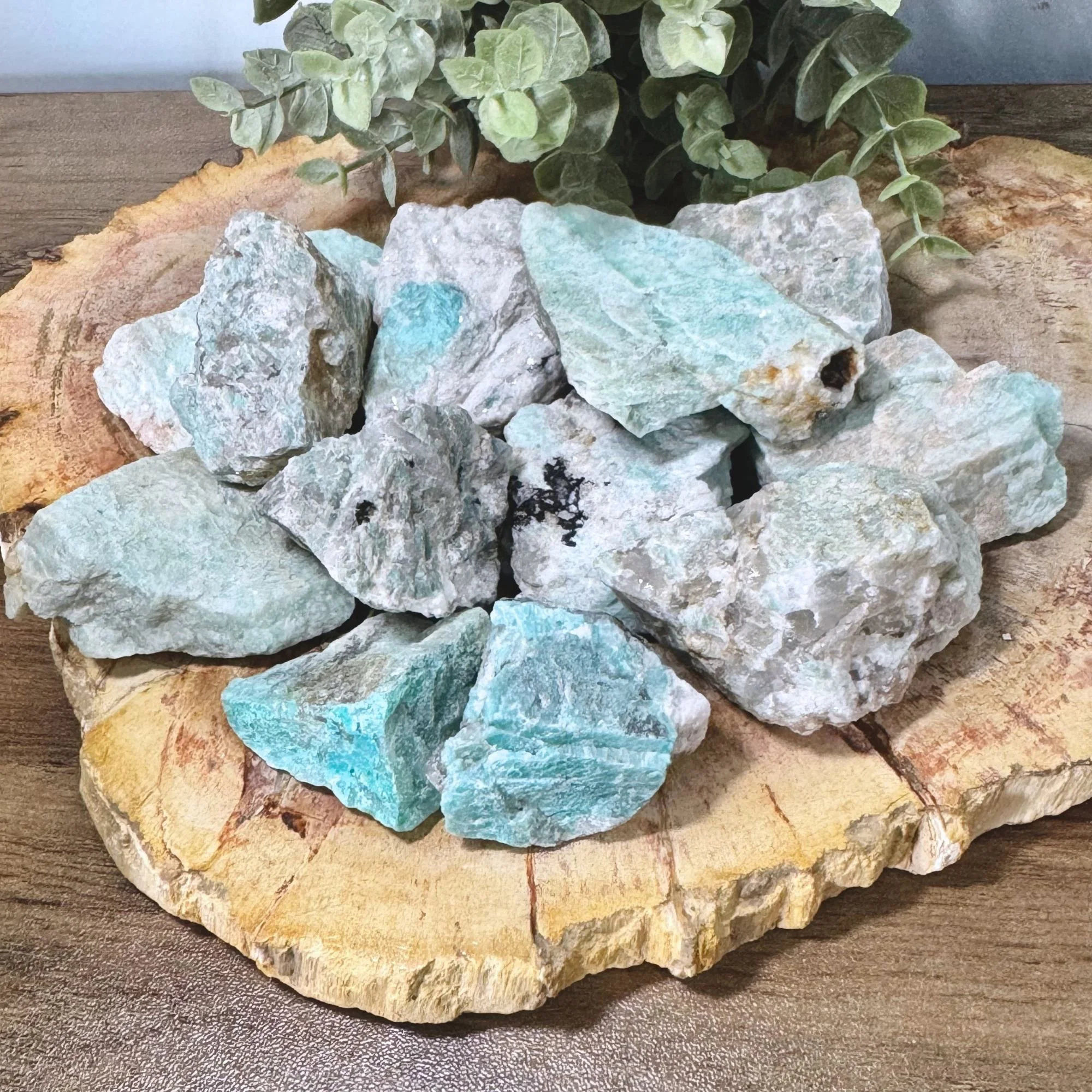 Natural Rough Amazonite | Raw Healing Crystal