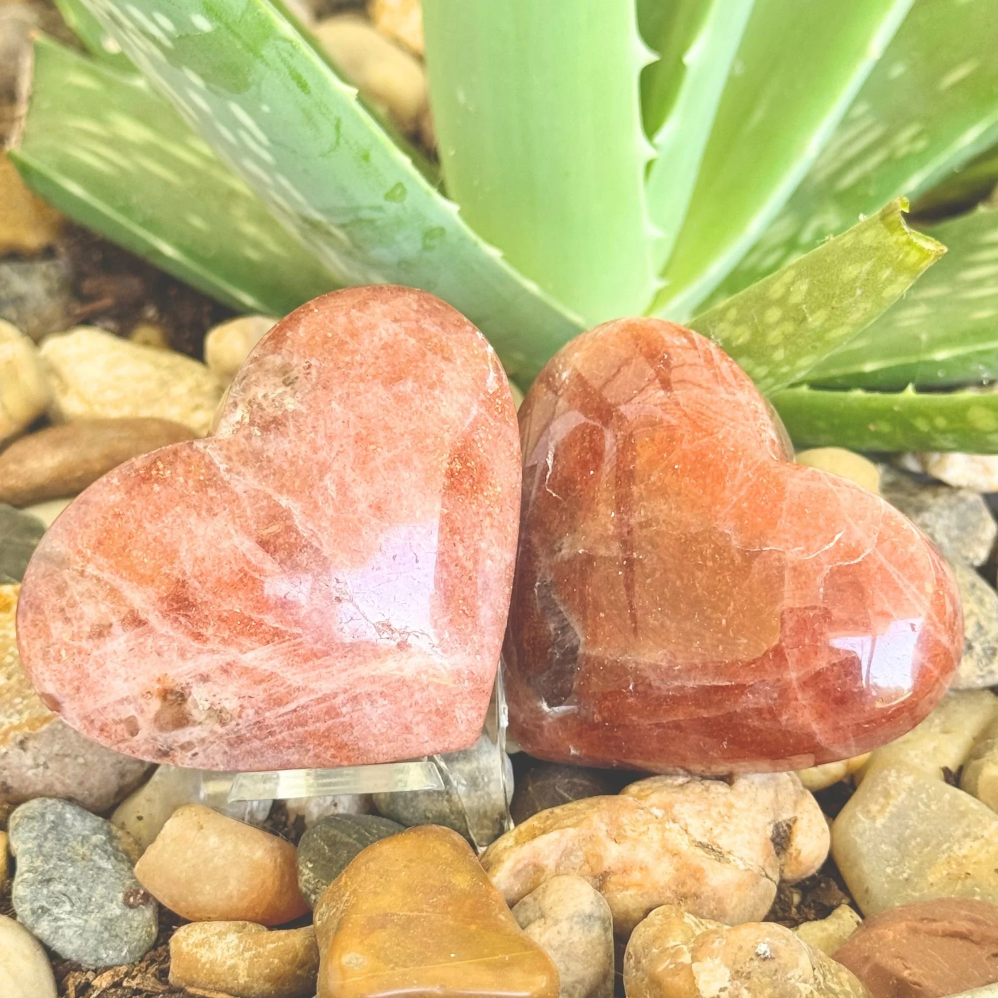 Sunstone Moonstone Heart  – Joy, Balance & Divine Energy