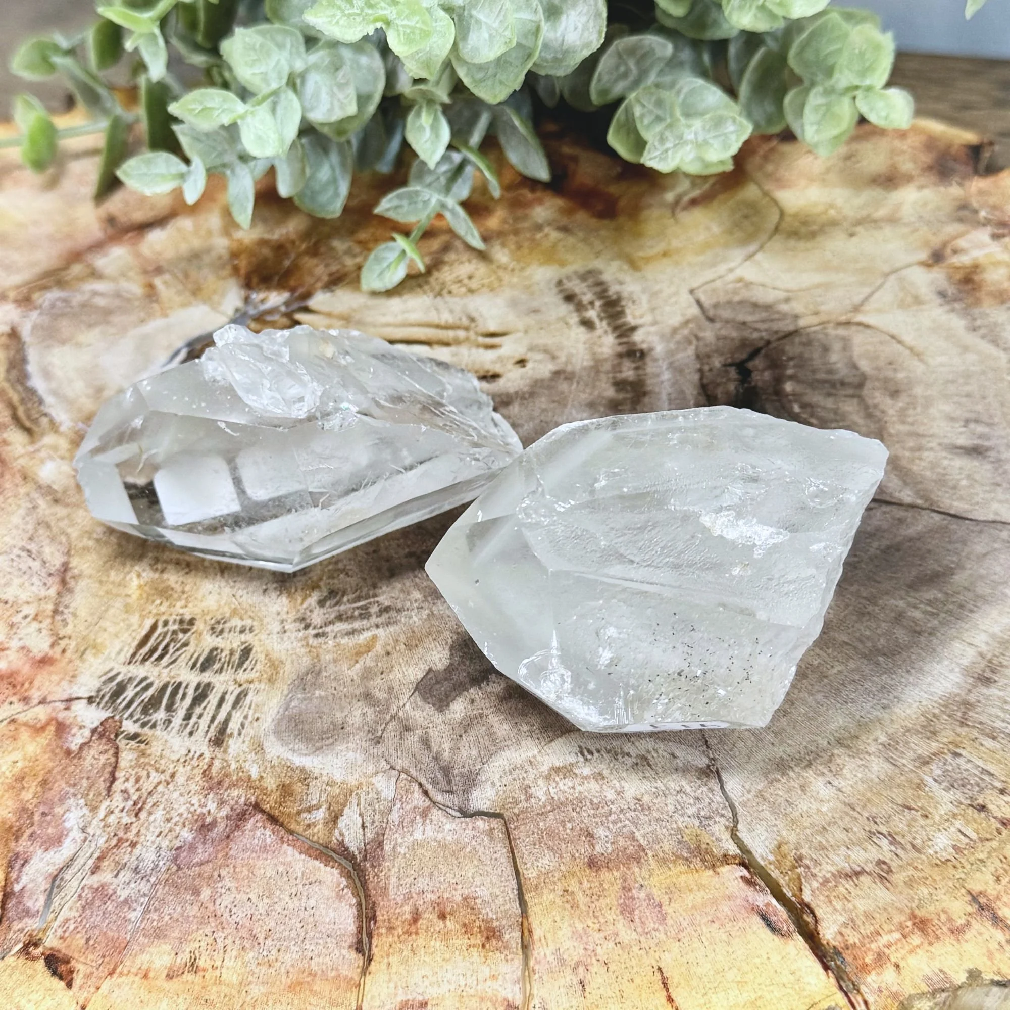 Natural Clear Quartz Phantom Points | Transformation, Growth & Inner Wisdom