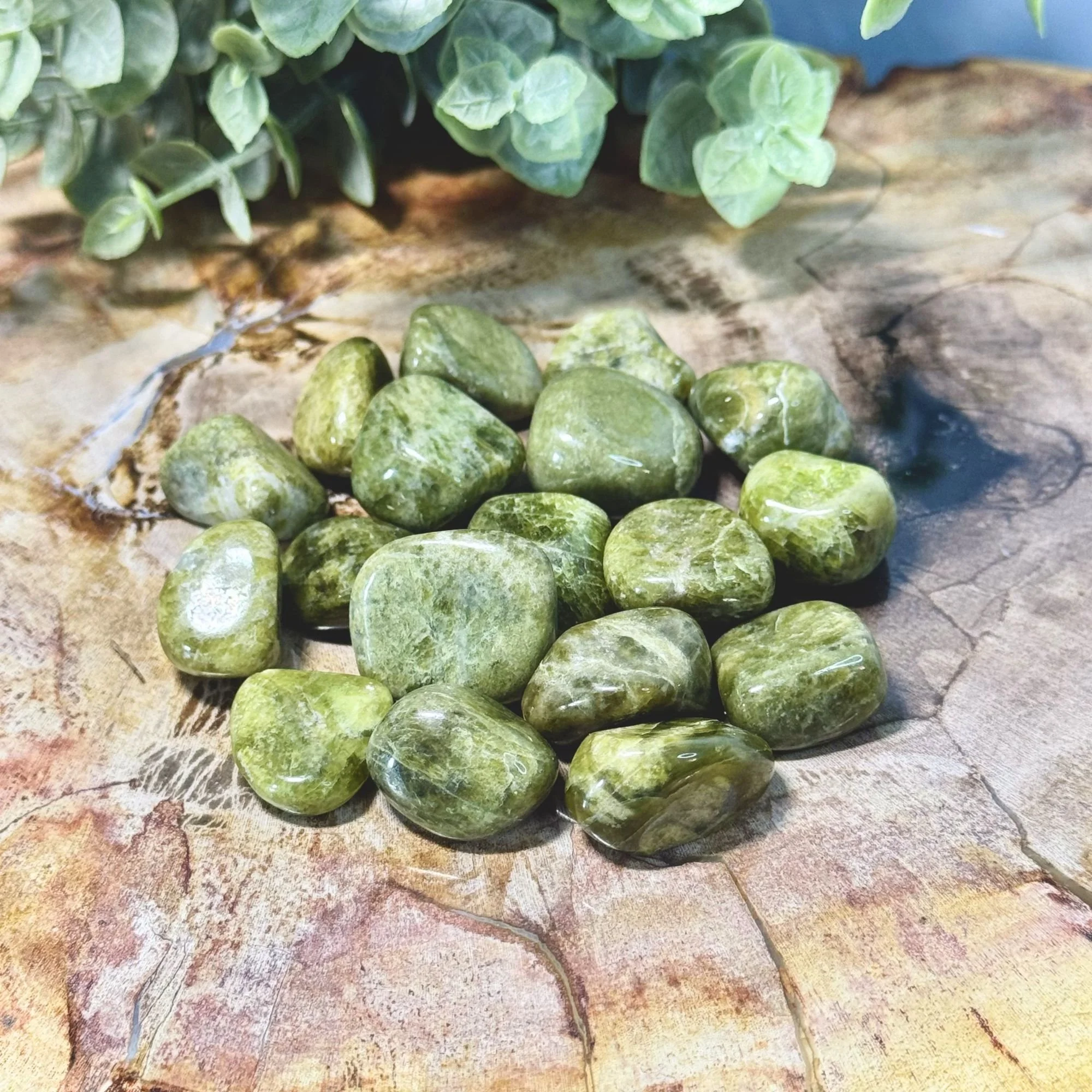 Vesuvianite Crystal | Personal Growth, Courage & Heart Healing Stone