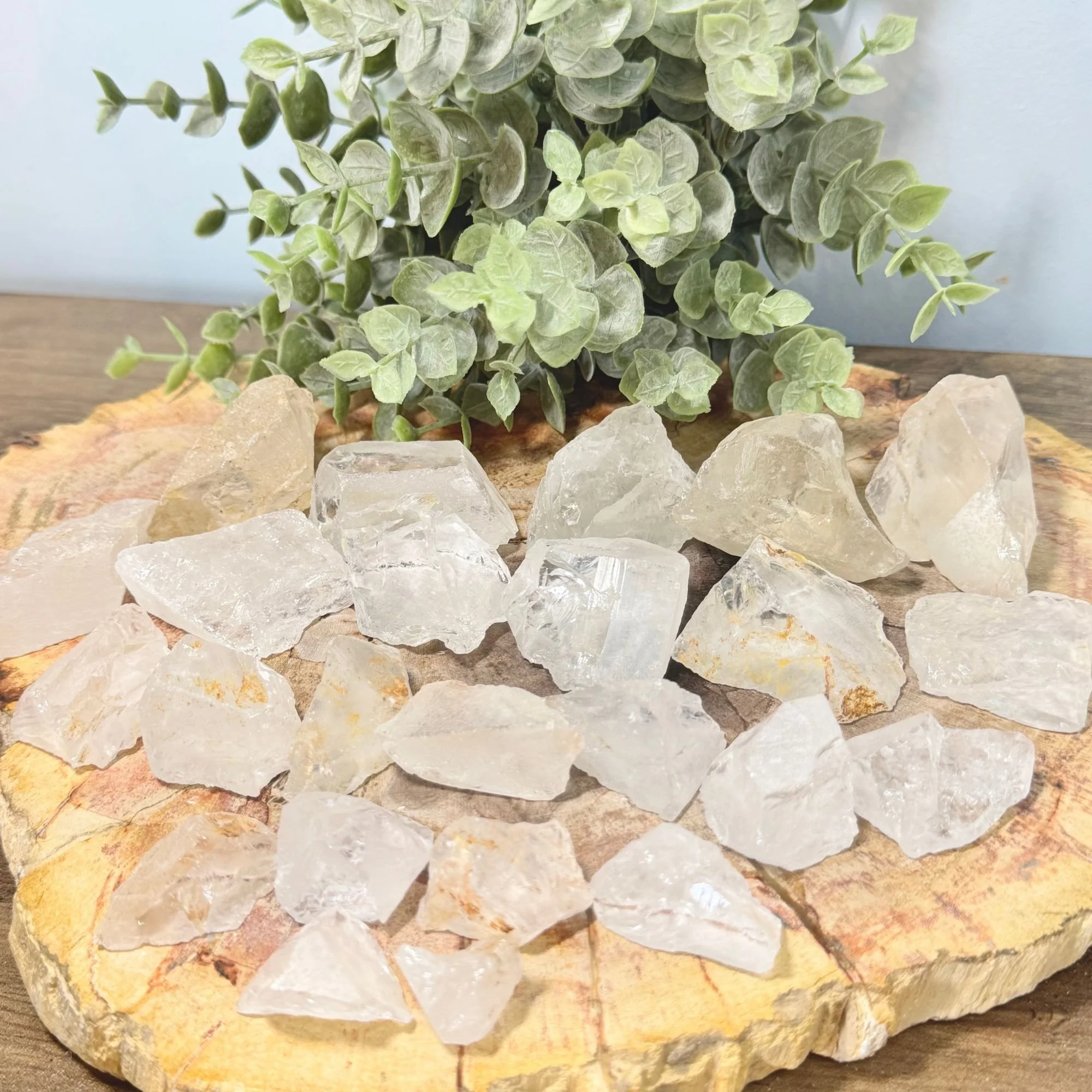 Clear Quartz Crystal Pieces — Natural Clear Quartz