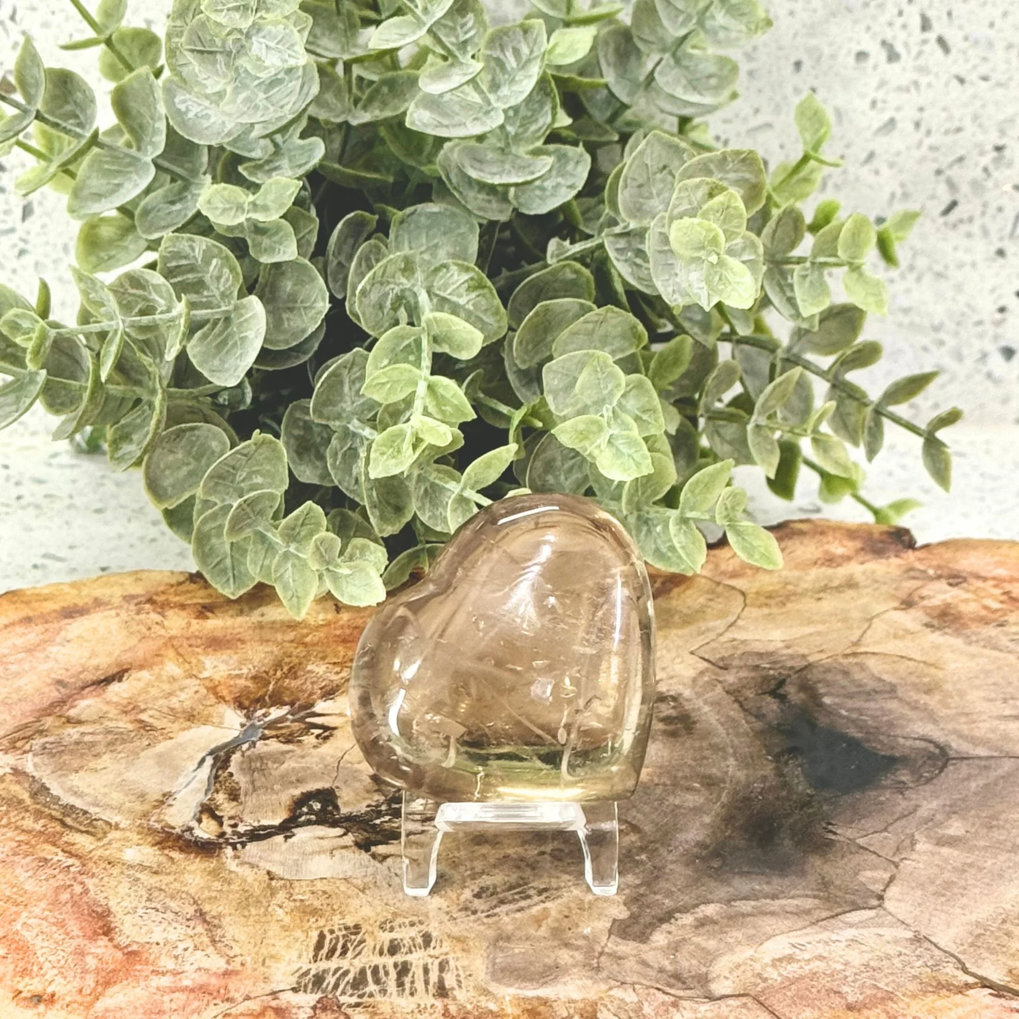 Smoky Quartz Heart | Grounding, Protection & Emotional Balance Crystal (Limited Edition)