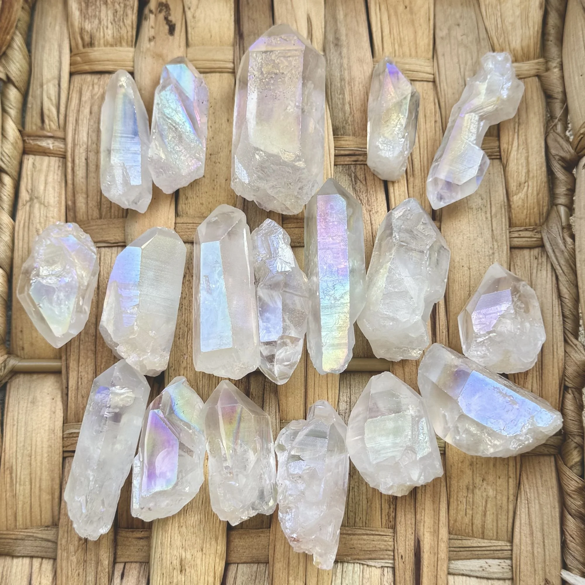 Angel Aura Quartz Crystal Points – High Vibrational