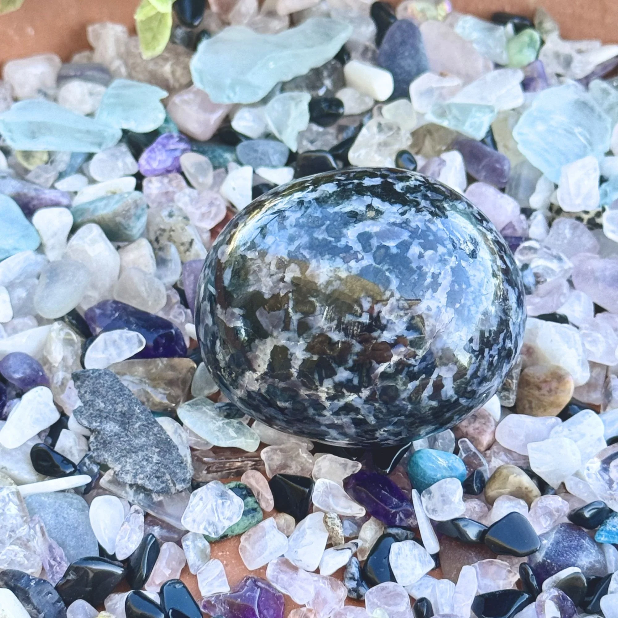 Merlinite Tumbled Stone – Mystical Energy Crystal