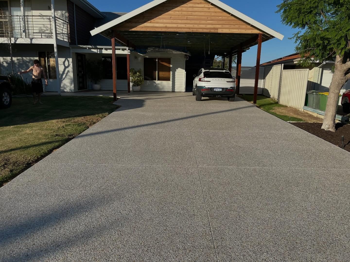 Our oyster white by @hymix_australia all sealed by our client! Mickey Mouse 🤙