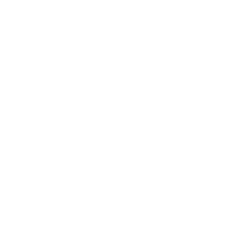 Icon of a cement mixer truck on a black background.