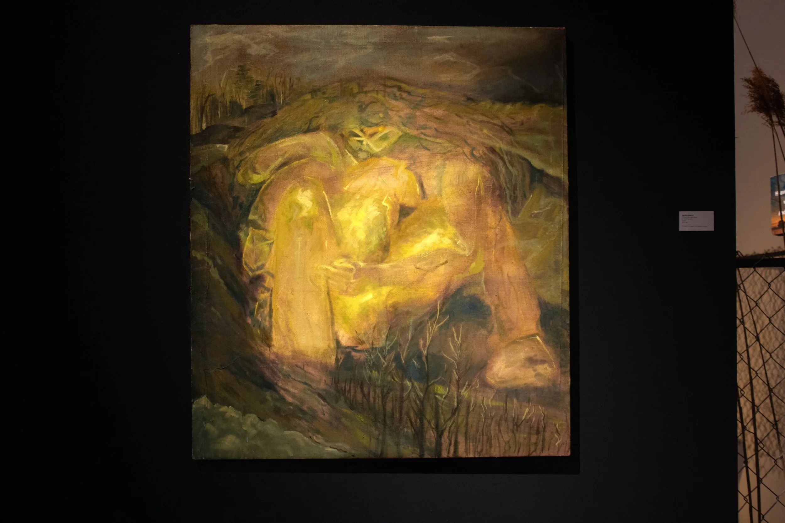 "I should go but I need to hold you first"