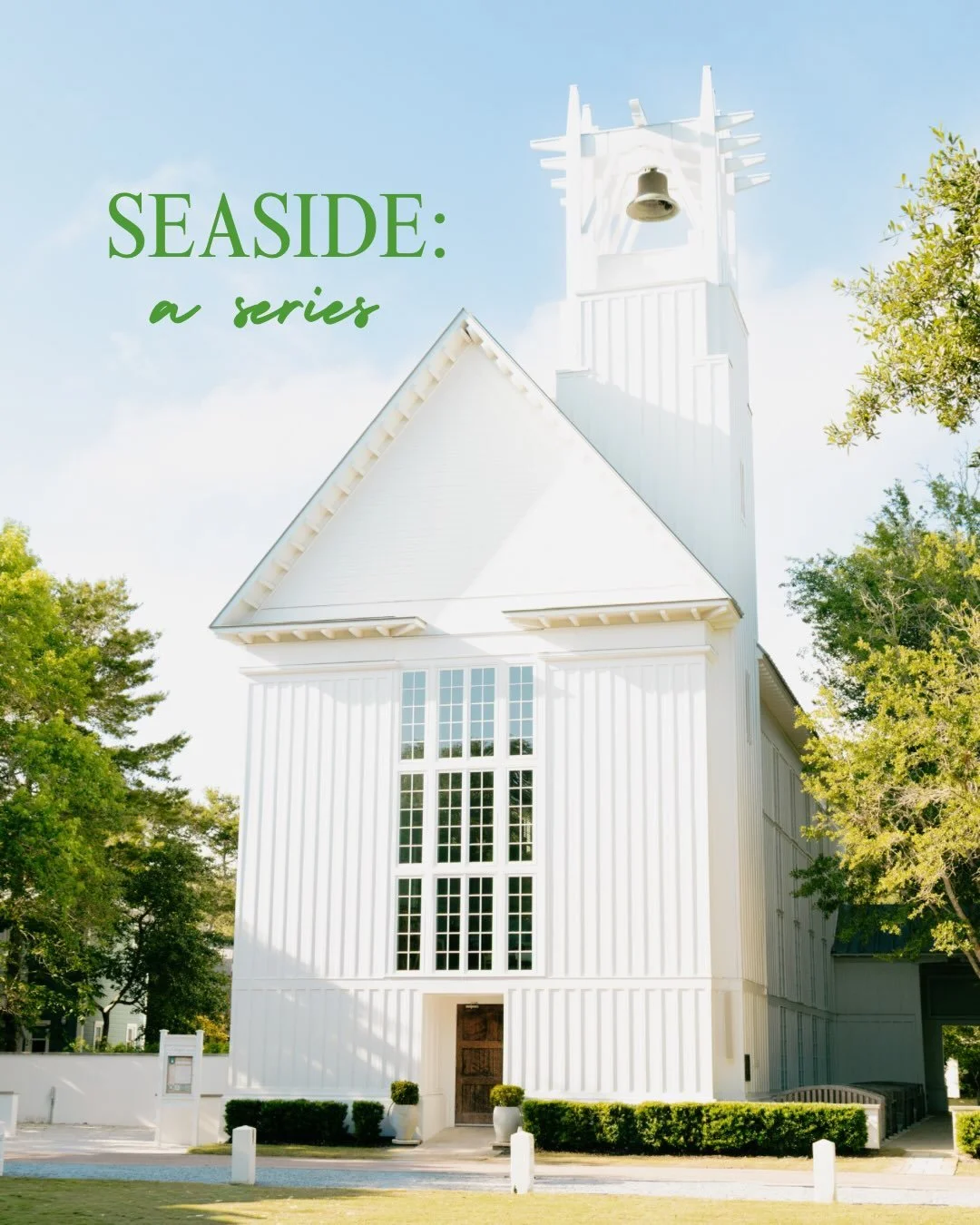 Welcome to &ldquo;SEASIDE: a series&rdquo;, first stop is the Chapel at Seaside; a place where you can sit and take it all in. 

#floridaphotographer #seasidefl #creative #creator