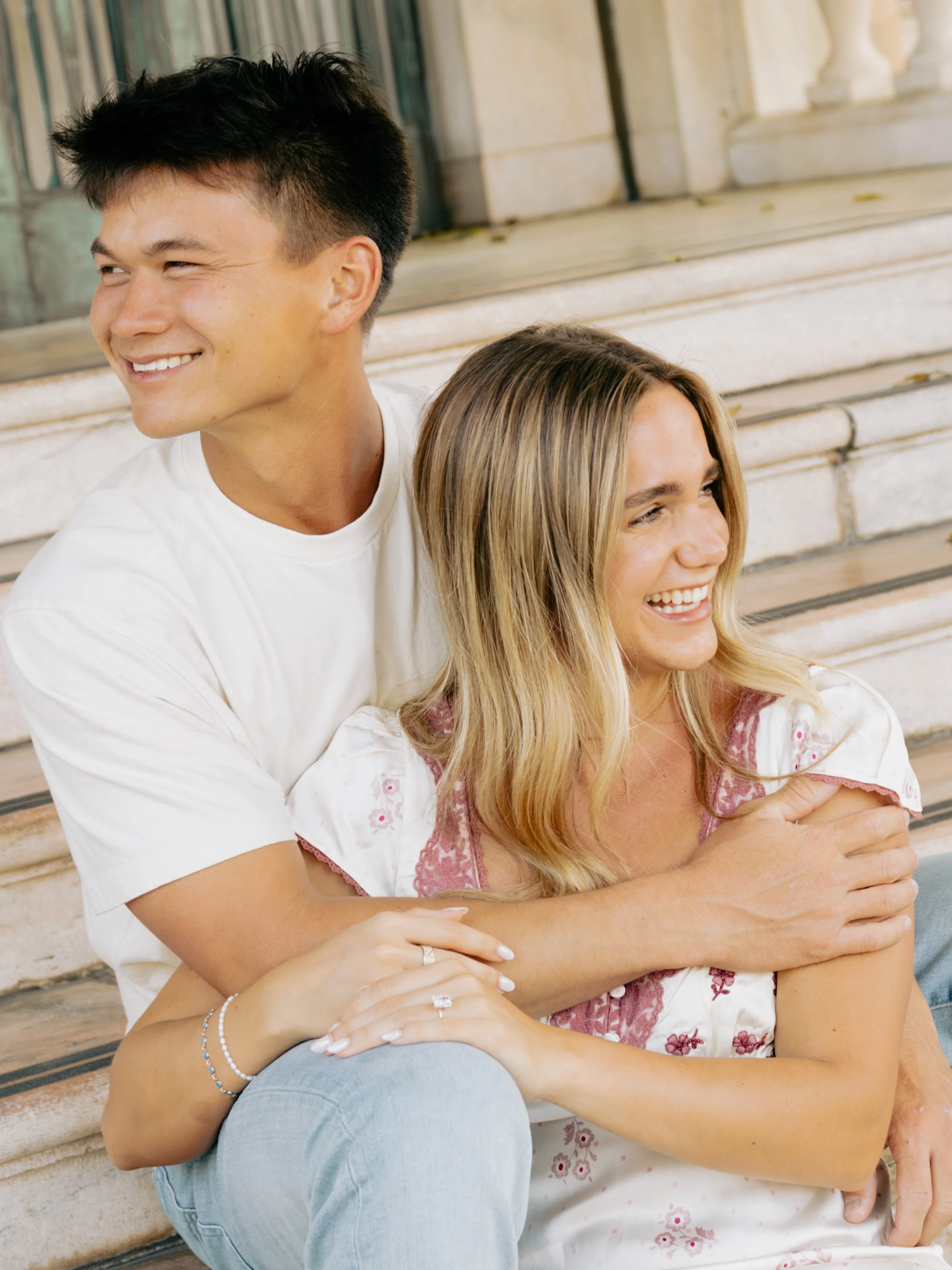 It&rsquo;s wedding week for these two 🤍

#sarasotaphotographer #sarasotafl #portraitphotography #engagementphotos #coupleshoot