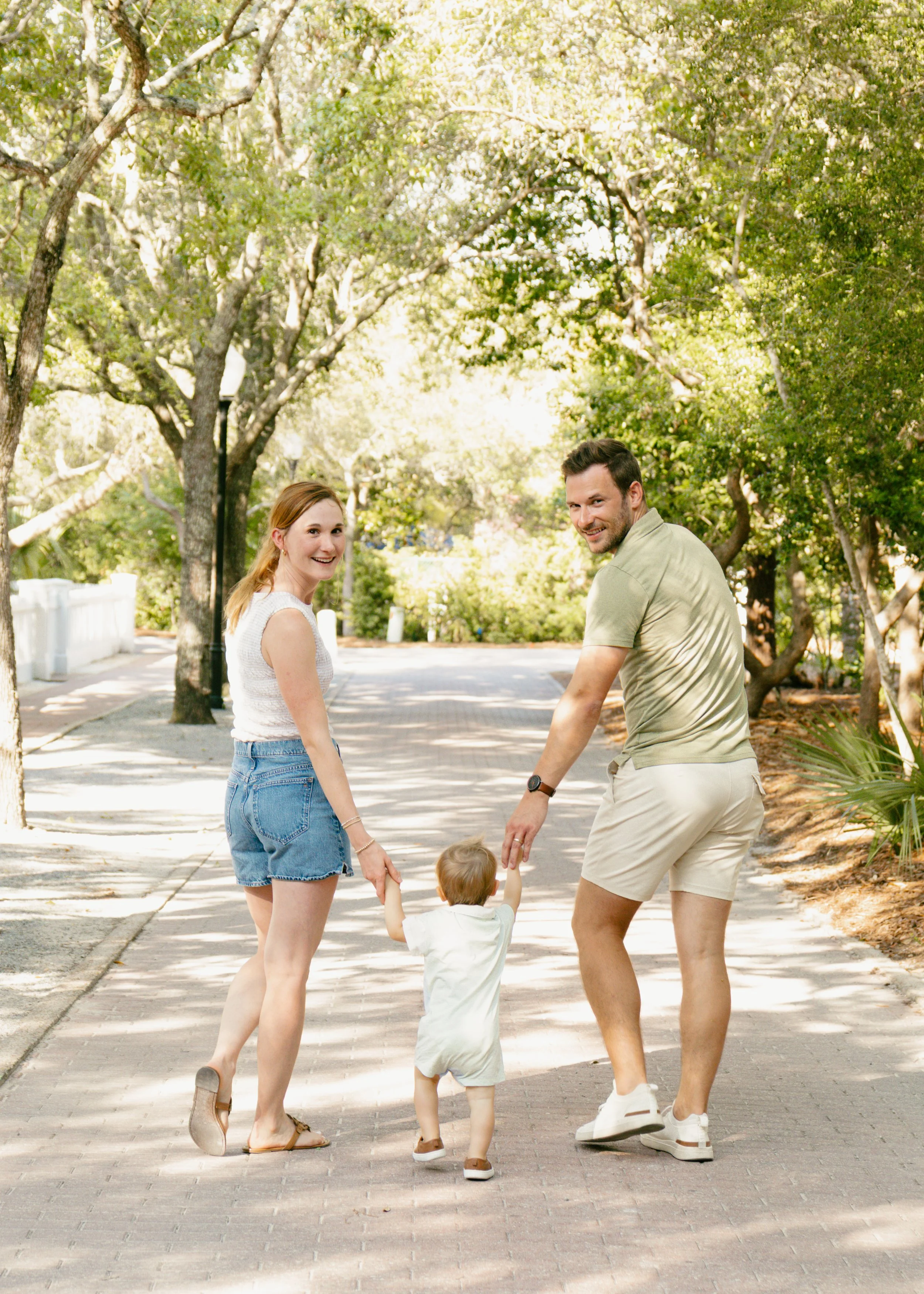 Vibrant family shoot in Seaside, FL.
