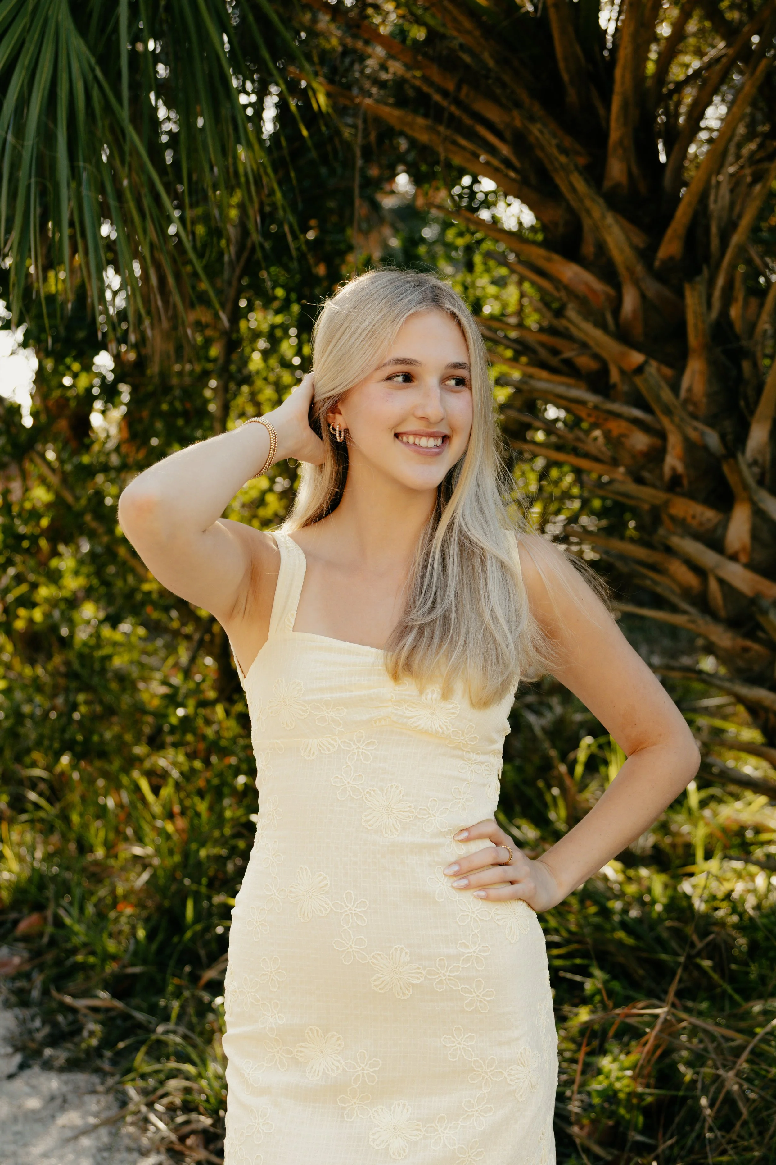 Dreamy senior shoot at Siesta Key, Sarasota, FL.
