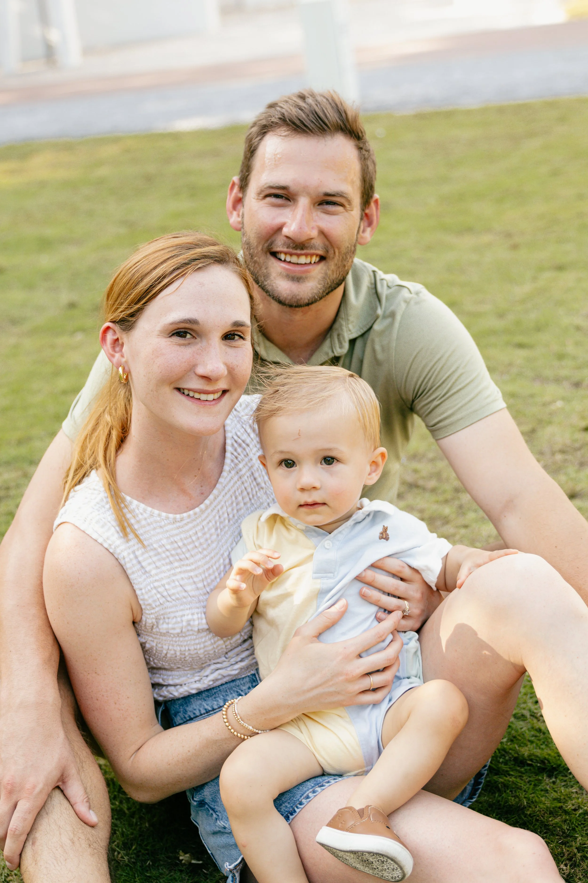 Vibrant family shoot at the Chapel at Seaside in Seaside, FL