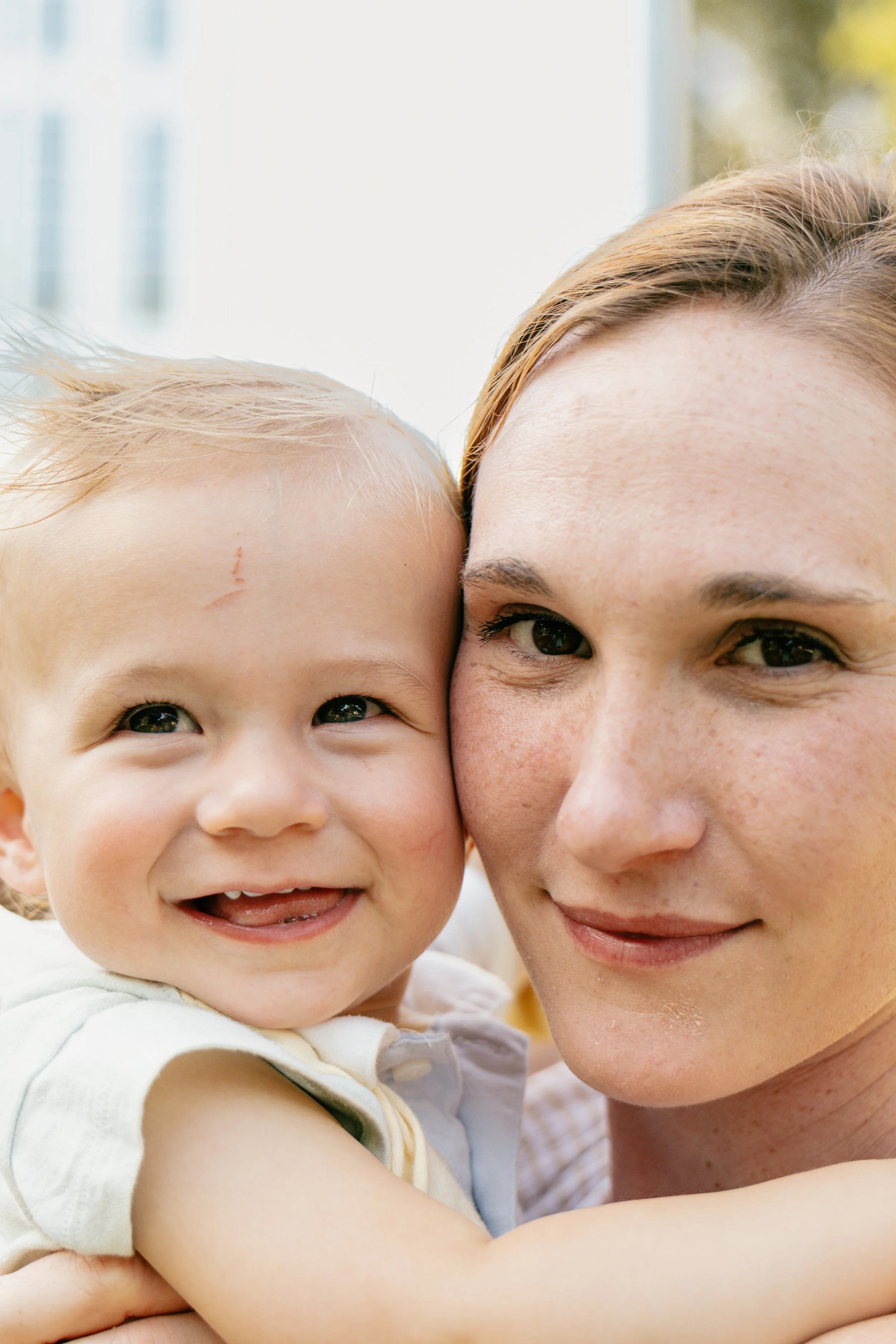 Vibrant family shoot at the Chapel at Seaside in Seaside, FL