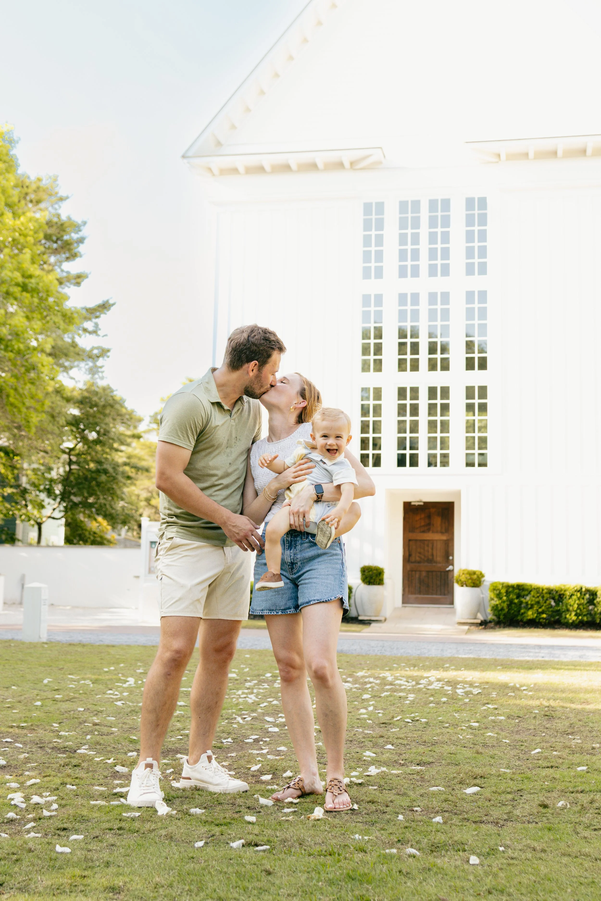 Vibrant family shoot at the Chapel at Seaside in Seaside, FL