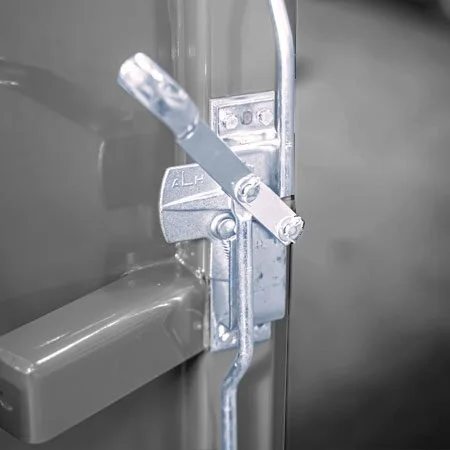 Triple-Locking Single-Lever Door Latch