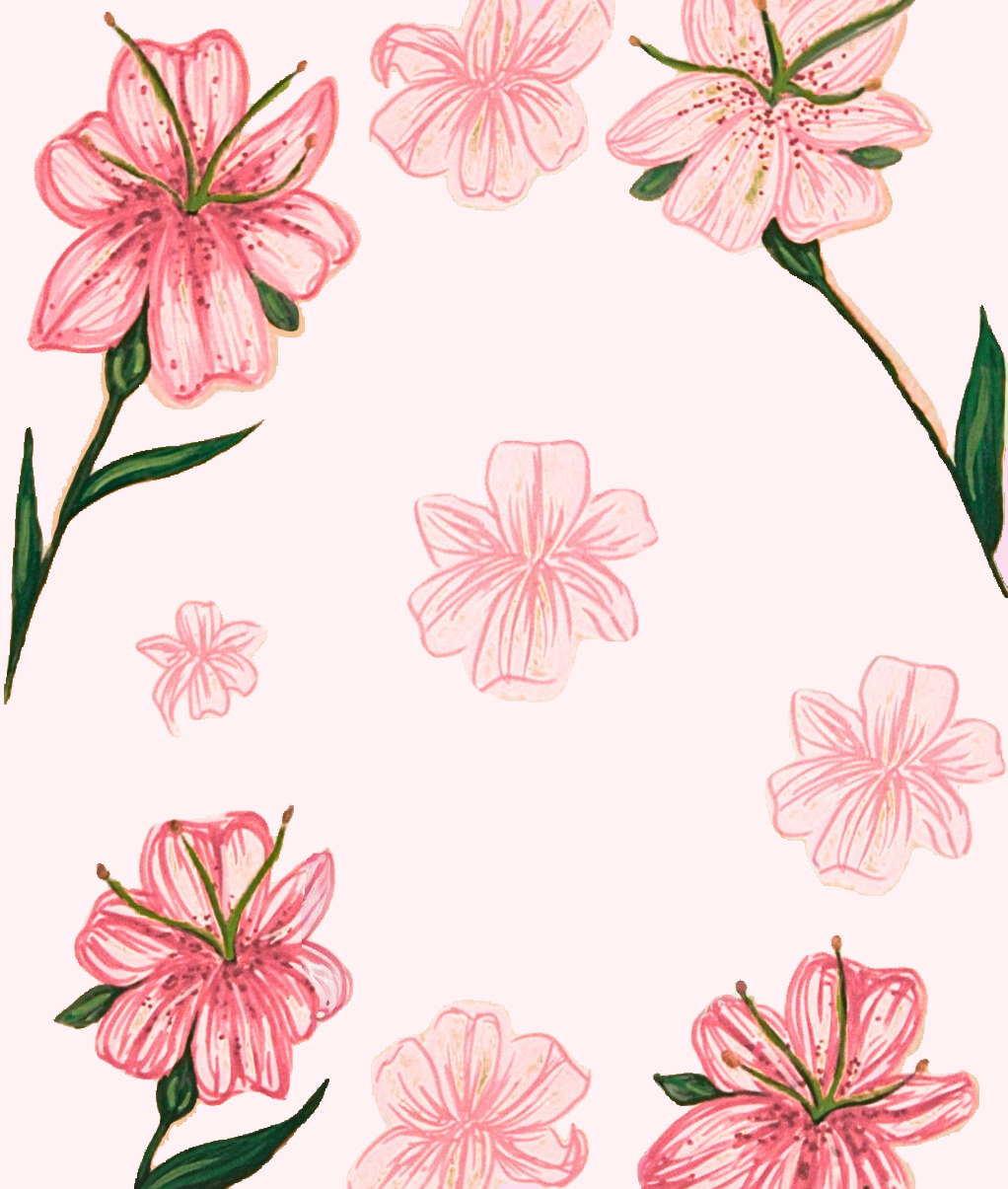 Still Blooming print (in blush)