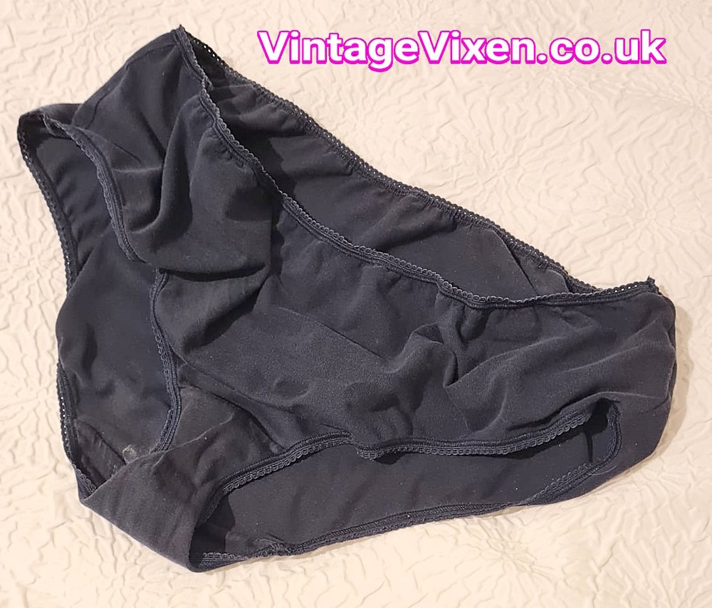 Panties - Worn (Dark Blue)