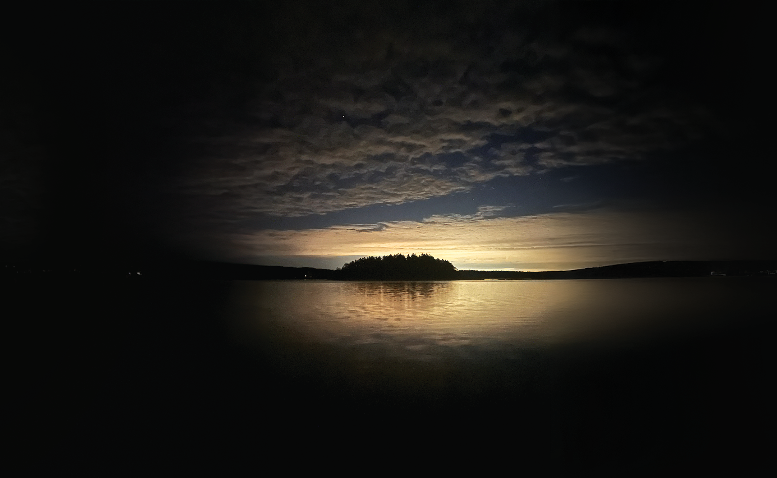 Sunset photograph Ladysmith harbour, Vancouver Island, Canada.