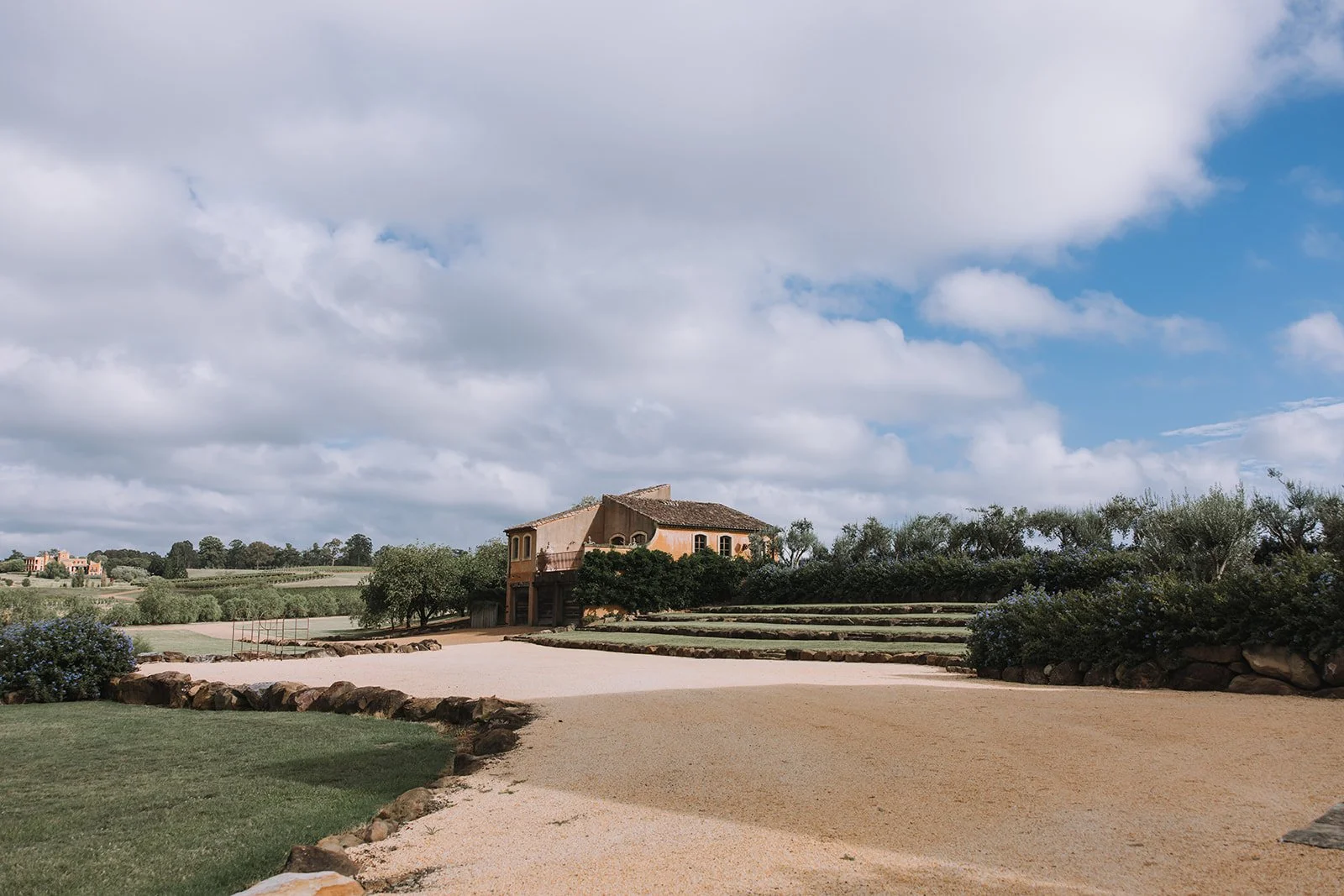 View of the Amphitheatre and Gatehouse from the Marquee Platform